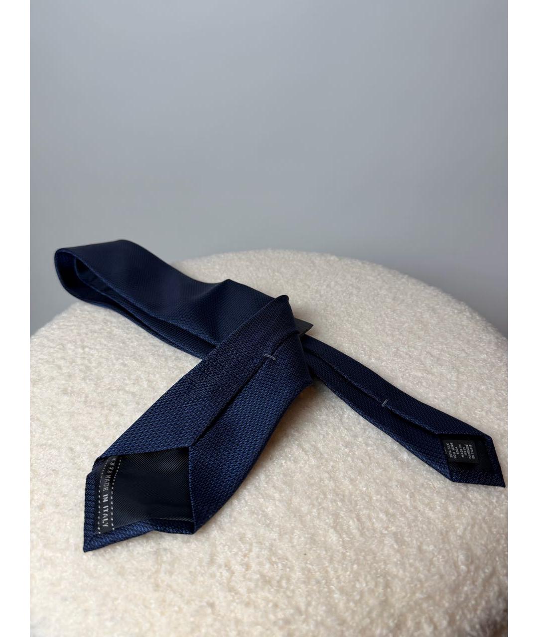 BRIONI Синий шелковый галстук, фото 2