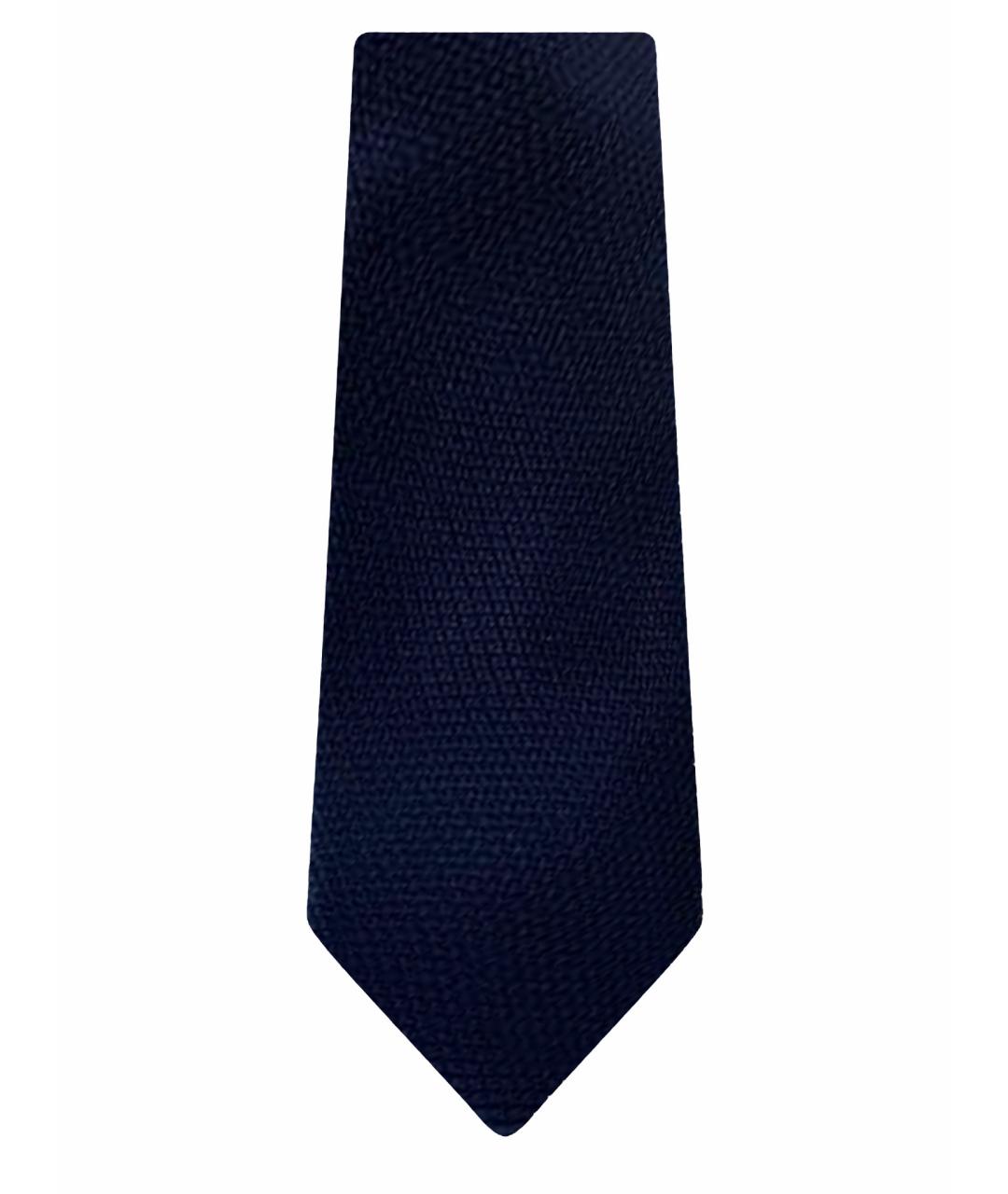 BRIONI Синий шелковый галстук, фото 1