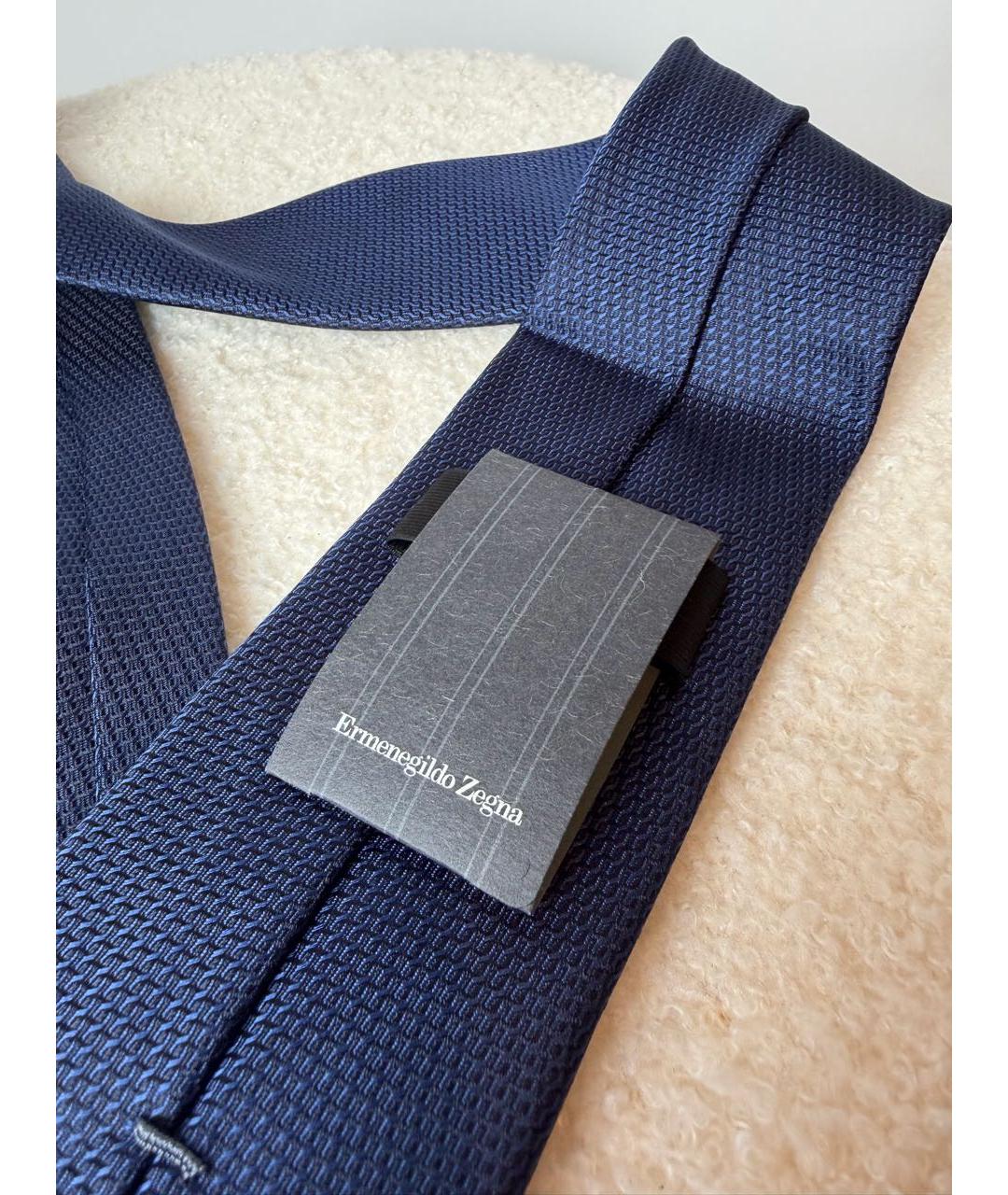 BRIONI Синий шелковый галстук, фото 5