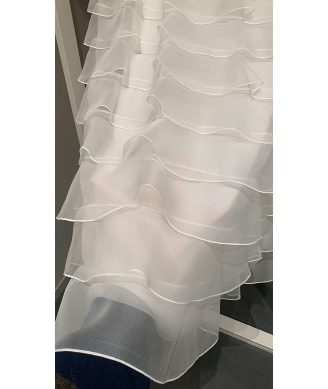 CHRISTIAN DIOR Бежевая шелковая юбка макси, фото 2