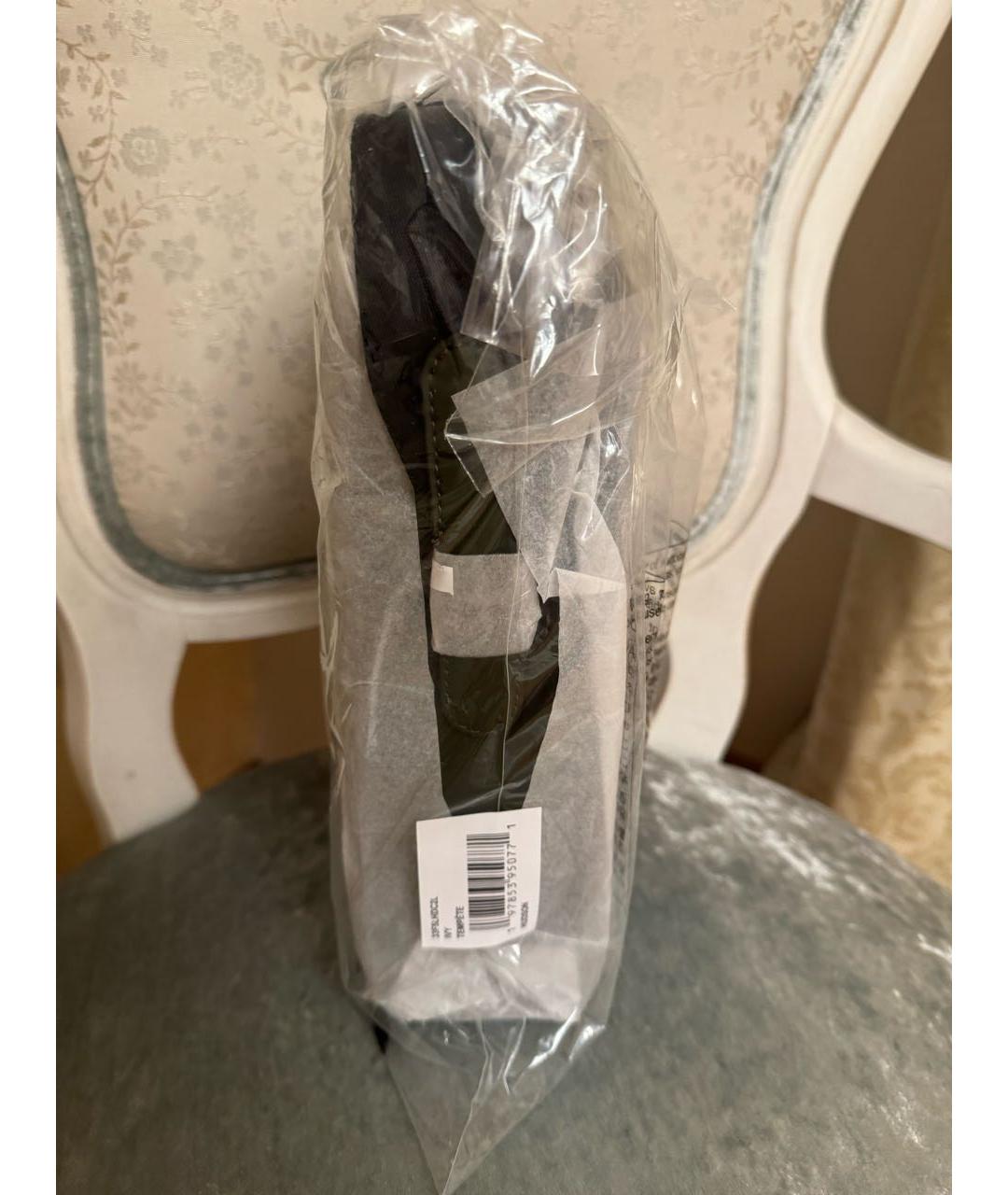 MICHAEL KORS Хаки кожаная сумка на плечо, фото 6