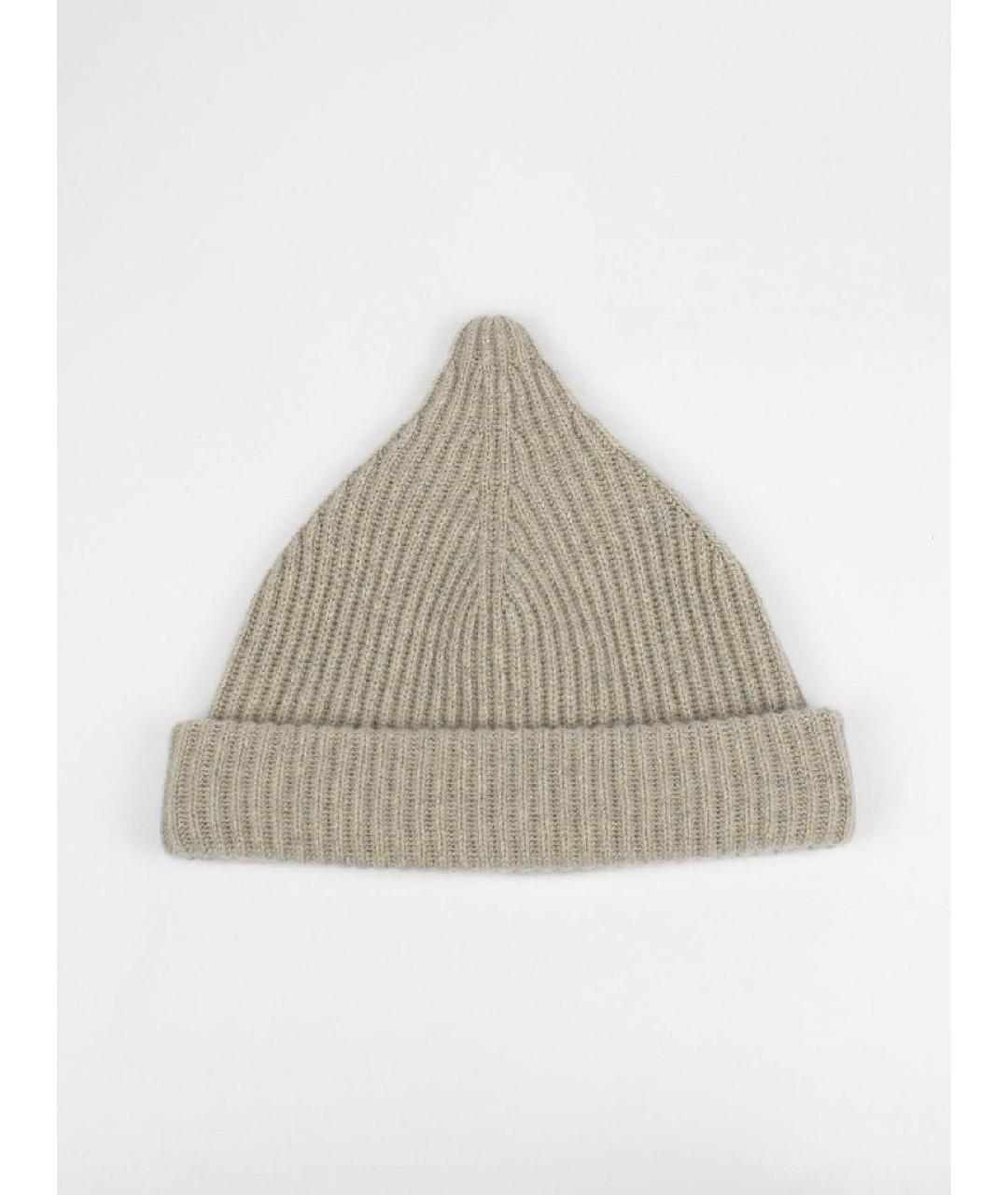 LORO PIANA Бежевая кашемировая шапка, фото 8