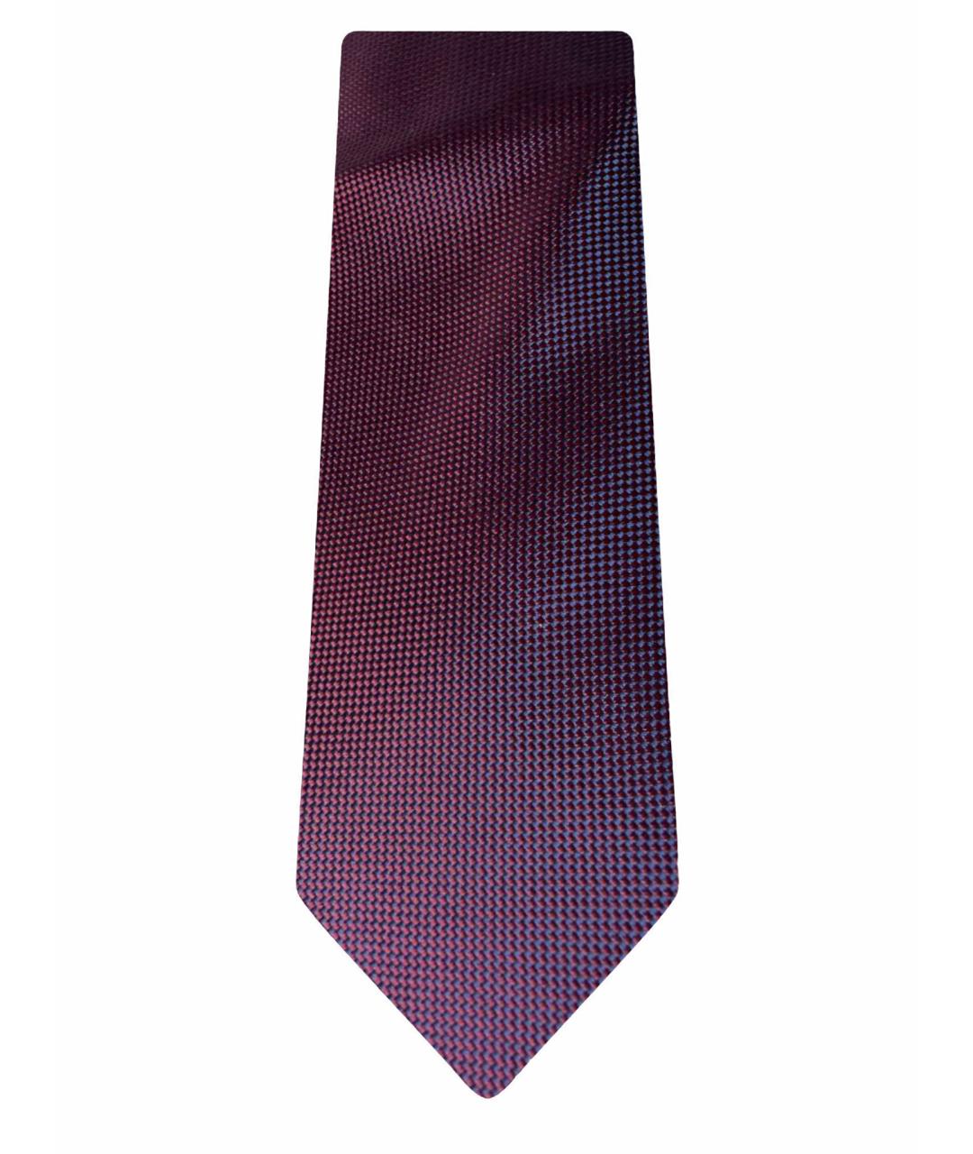 ERMENEGILDO ZEGNA XXX Бордовый шелковый галстук, фото 1