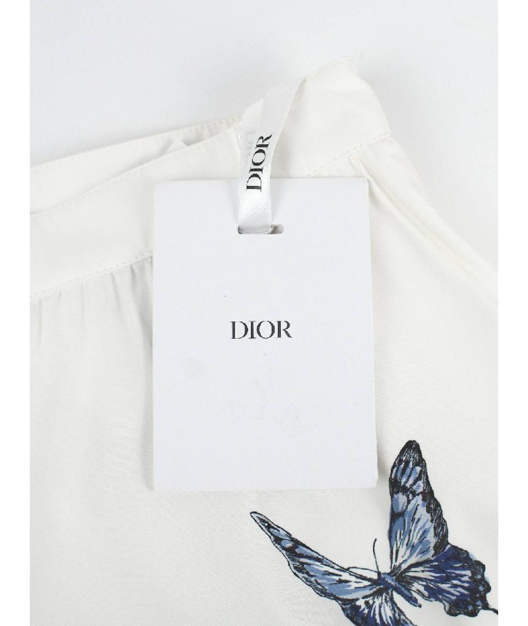 CHRISTIAN DIOR Белая юбка миди, фото 7