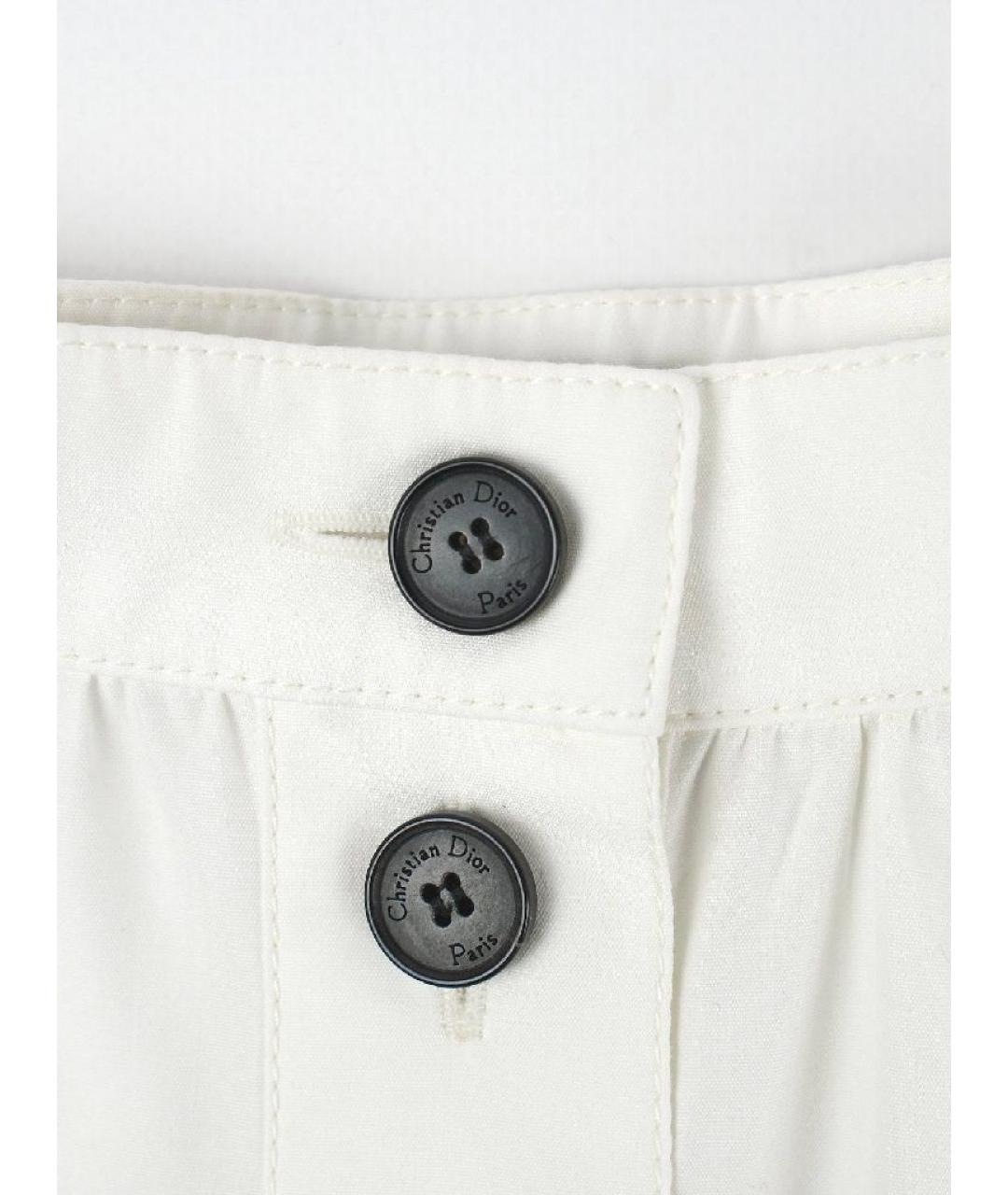 CHRISTIAN DIOR Белая юбка миди, фото 5