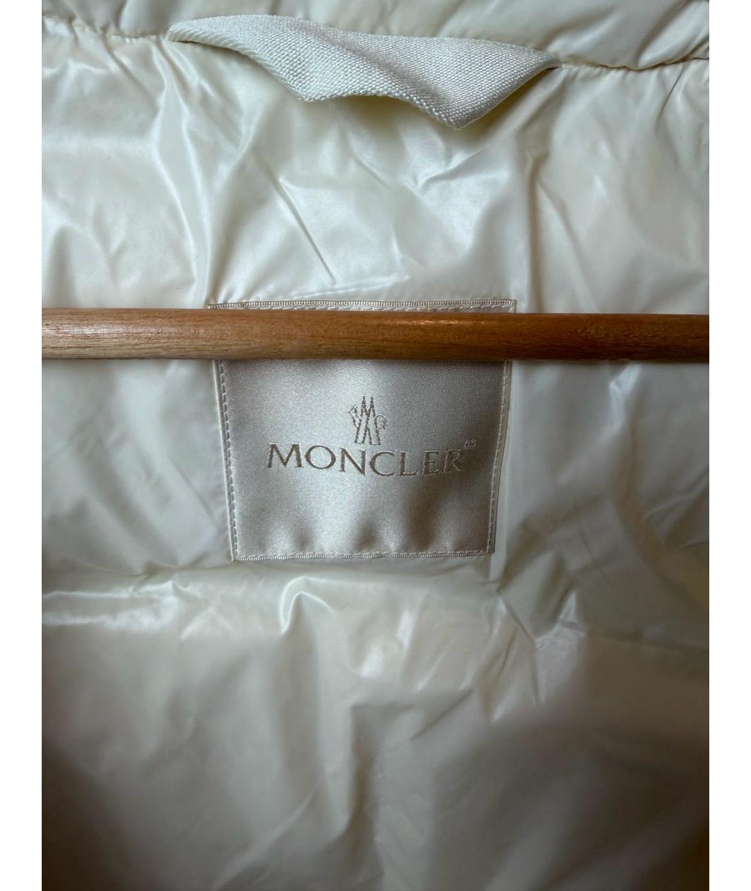 MONCLER Желтый полиамидовый жилет, фото 8