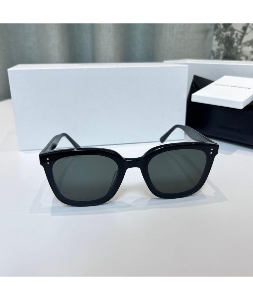 GENTLE MONSTER Черные пластиковые солнцезащитные очки, фото 7