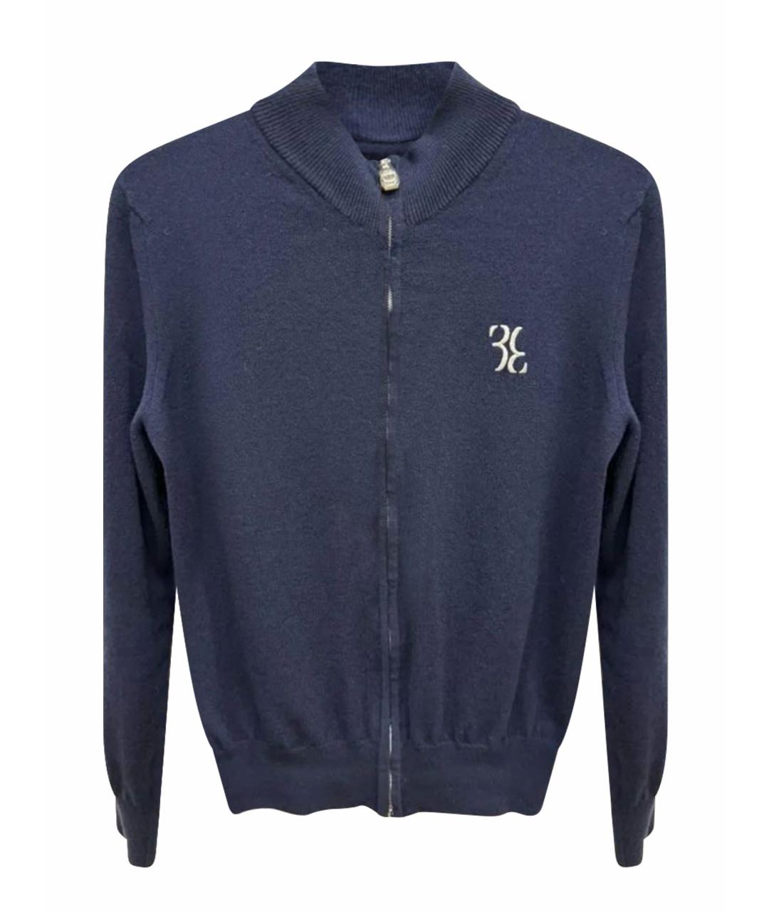 BILLIONAIRE Темно-синий кашемировый кардиган, фото 4