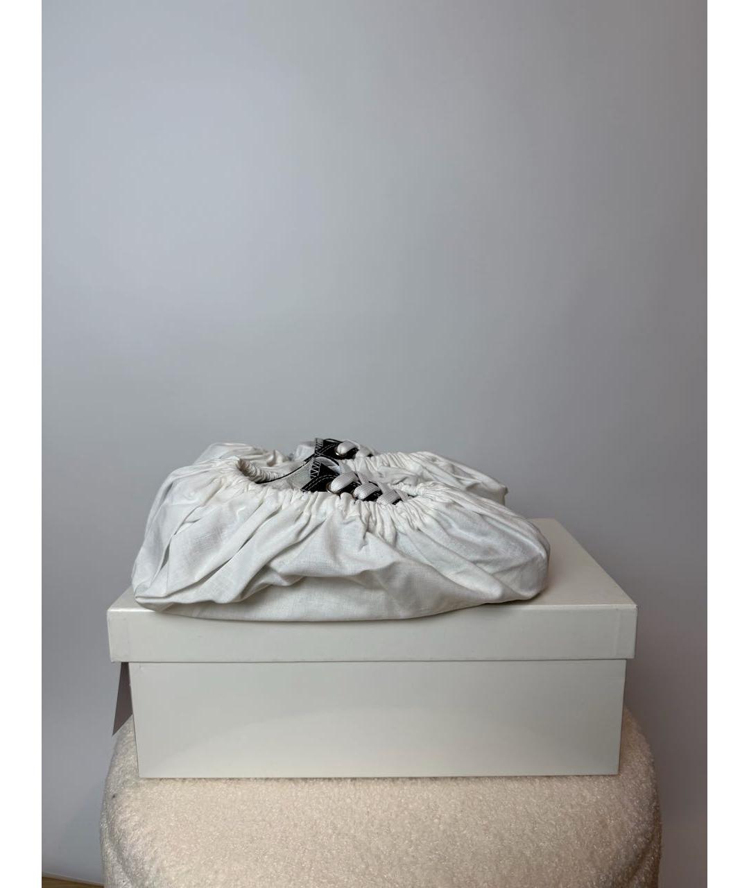 MAISON MARGIELA Черные текстильные кеды, фото 8