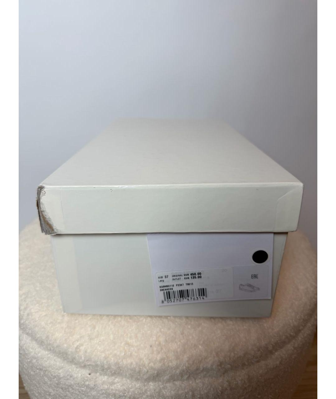 MAISON MARGIELA Черные текстильные кеды, фото 7