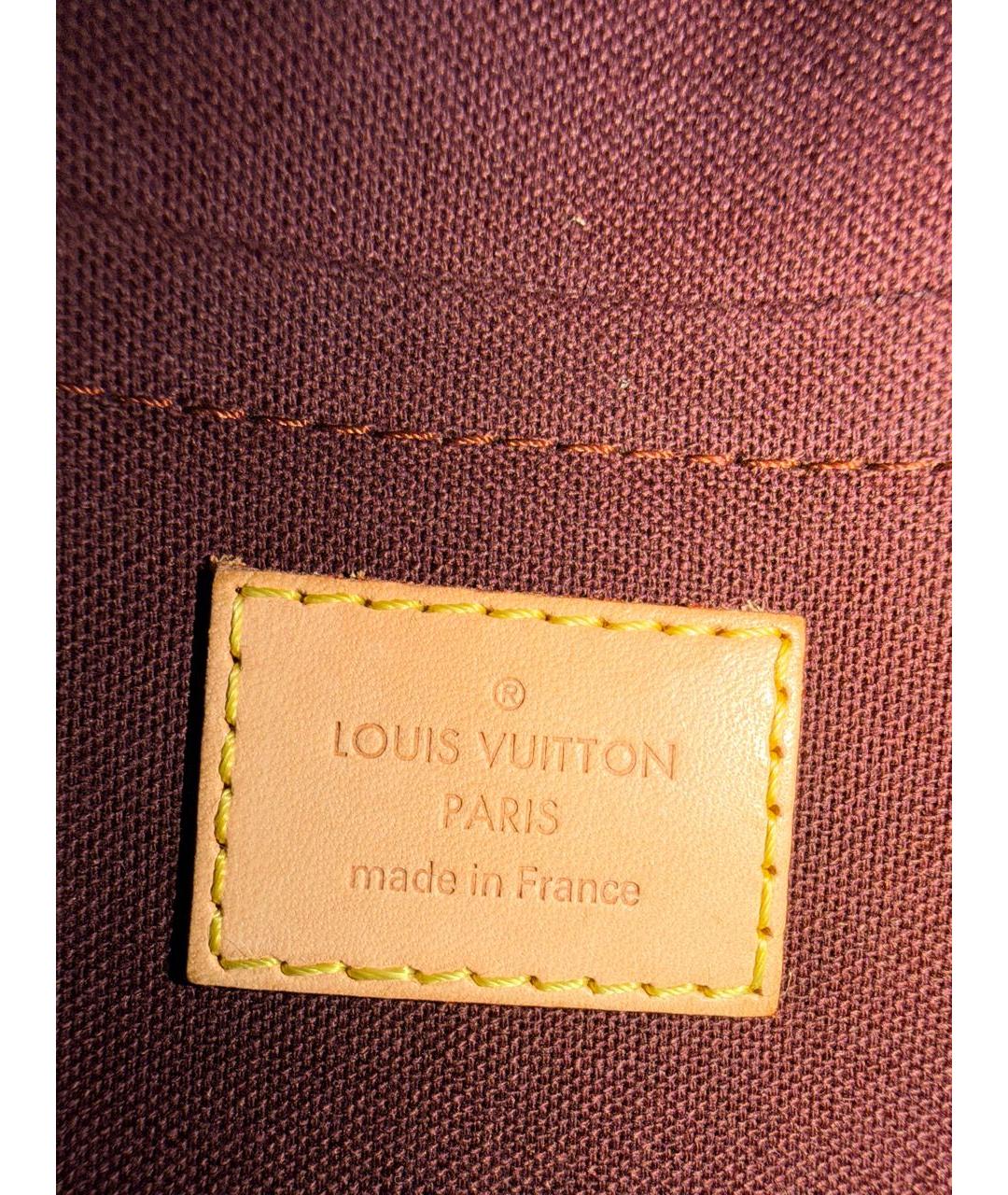 LOUIS VUITTON Коричневая сумка через плечо, фото 6