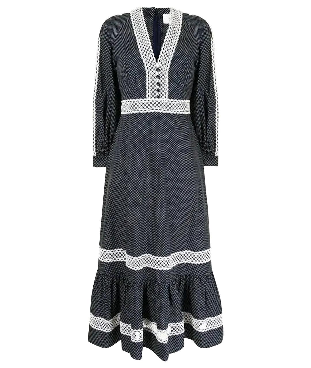 ERDEM Синее хлопковое платье, фото 1