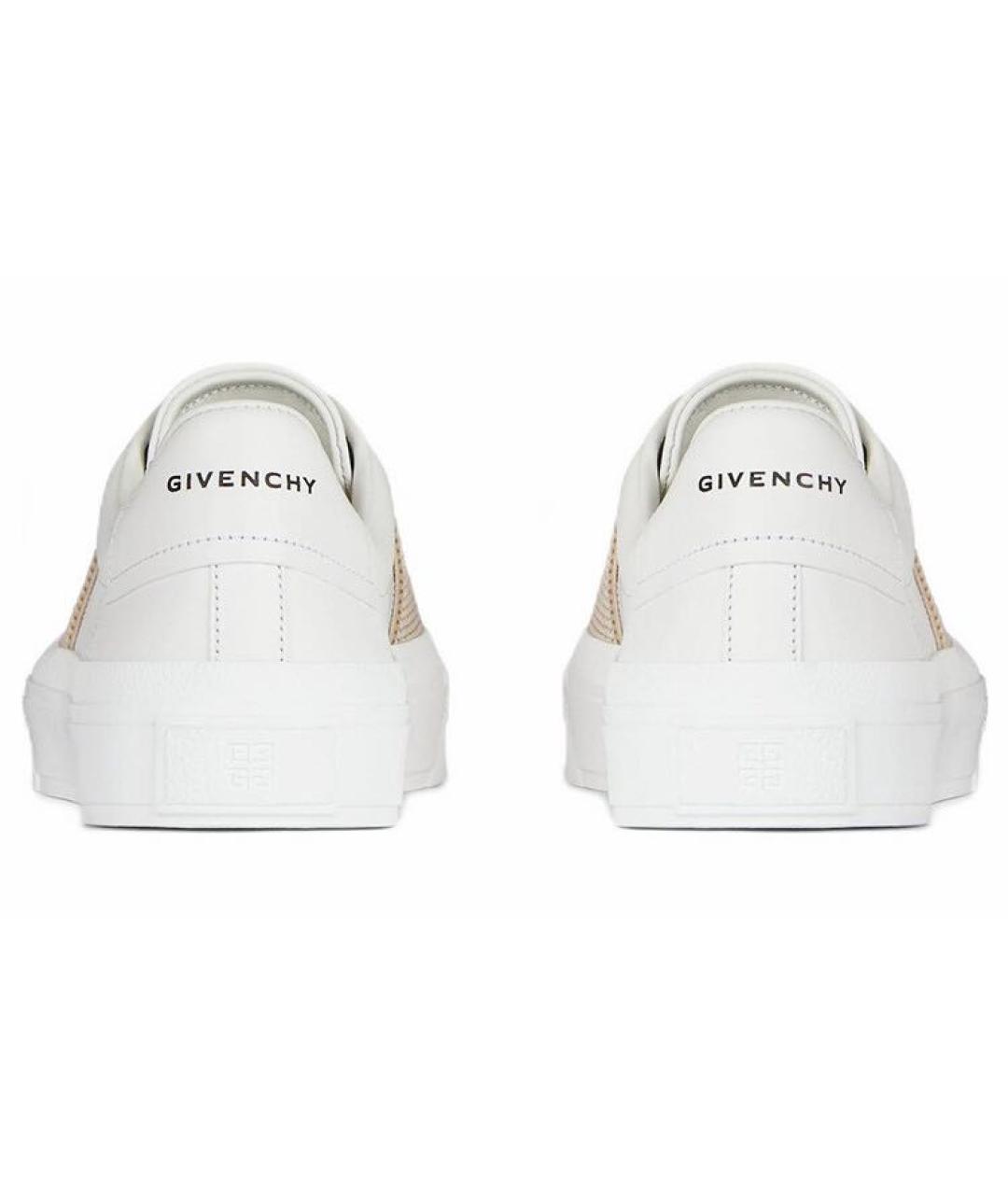 GIVENCHY Белые кожаные слипоны, фото 4