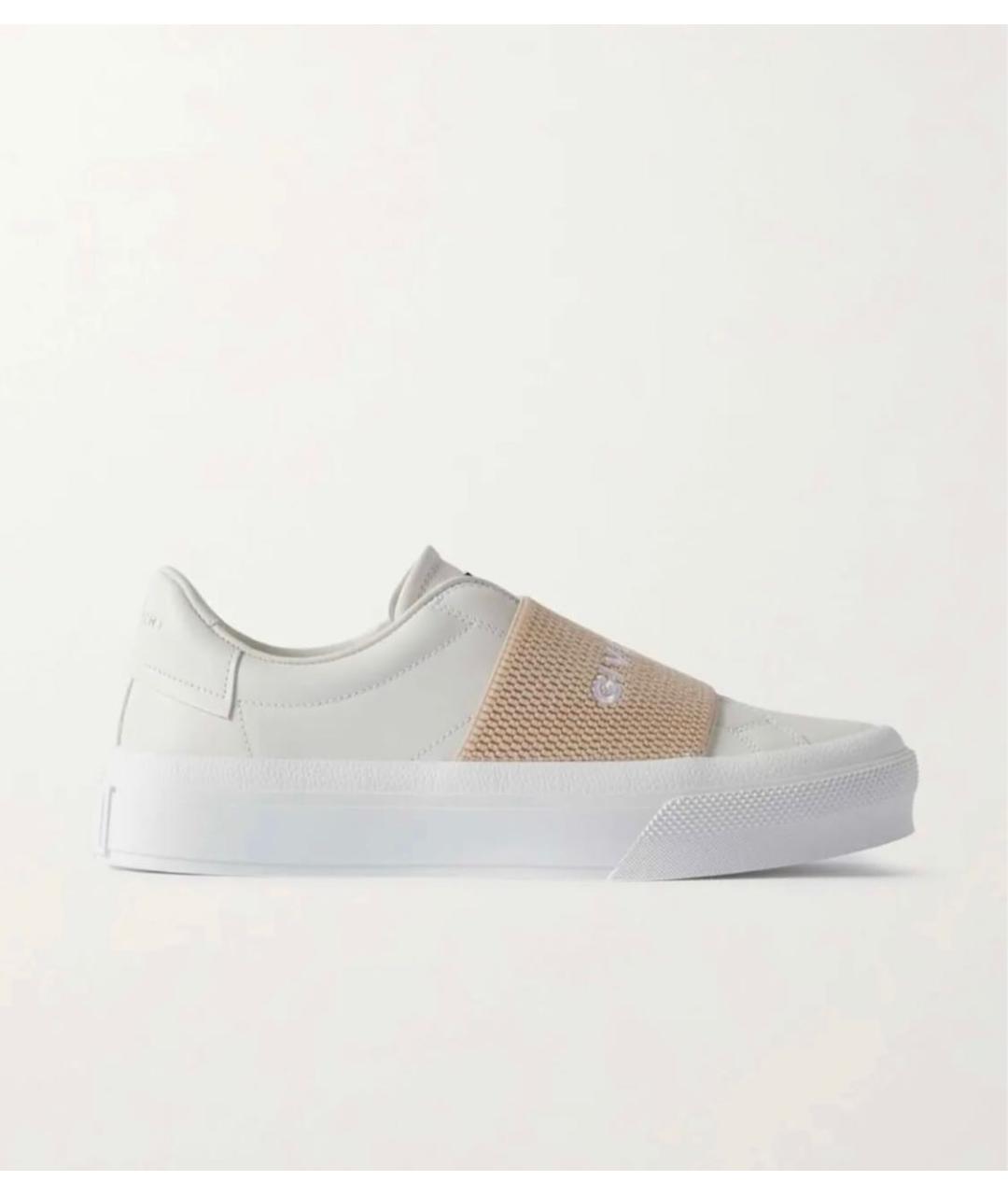 GIVENCHY Белые кожаные слипоны, фото 6