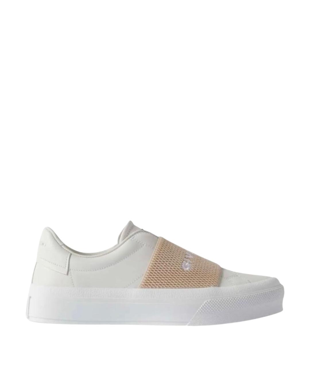 GIVENCHY Белые кожаные слипоны, фото 1