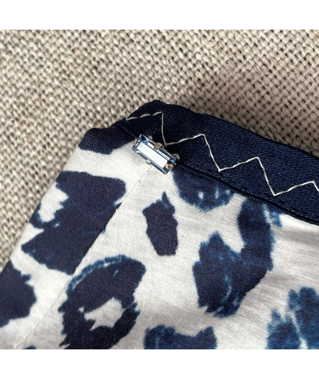 SPORT MAX CODE Синее хлопковое платье, фото 5