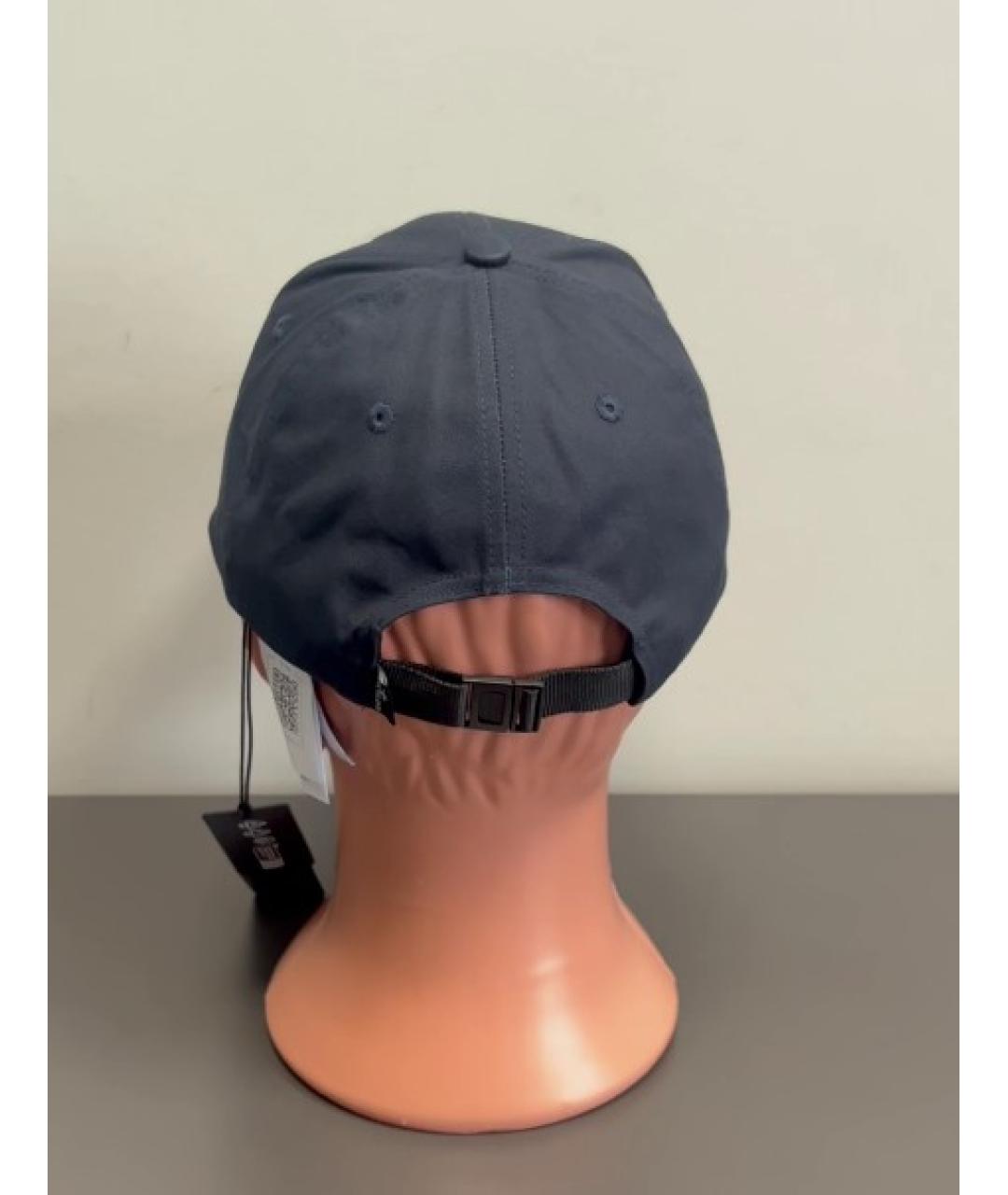 STONE ISLAND Синяя хлопковая кепка/бейсболка, фото 3