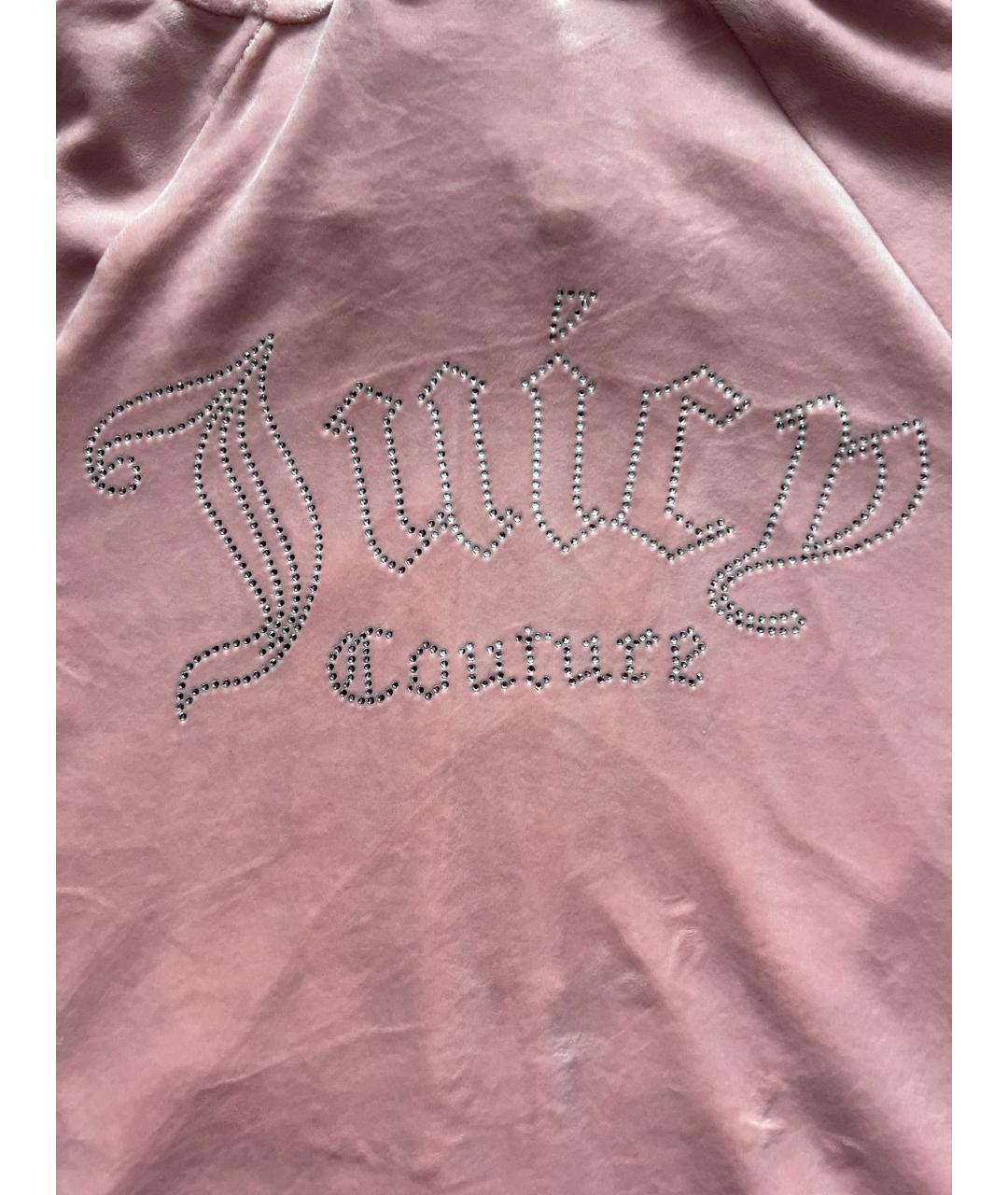 JUICY COUTURE Коралловый велюровый костюм с брюками, фото 7