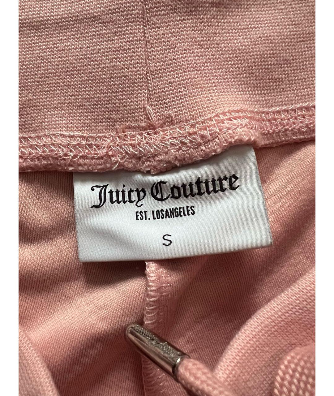JUICY COUTURE Коралловый велюровый костюм с брюками, фото 5