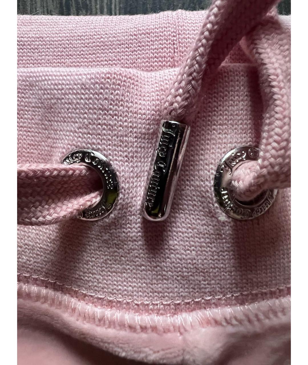 JUICY COUTURE Коралловый велюровый костюм с брюками, фото 4