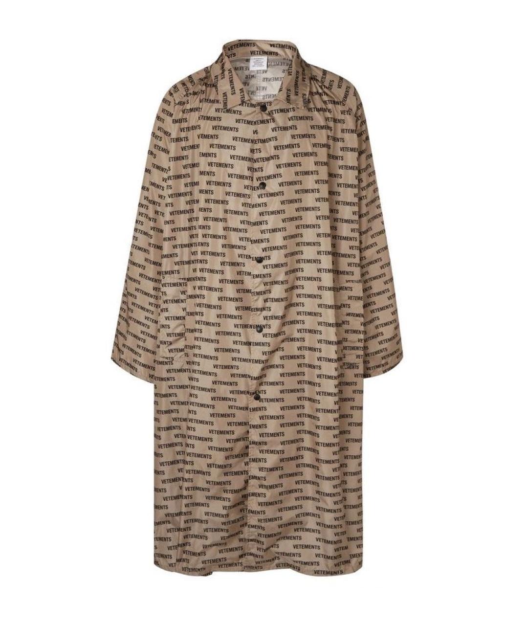 VETEMENTS Бежевый тренч/плащ, фото 3