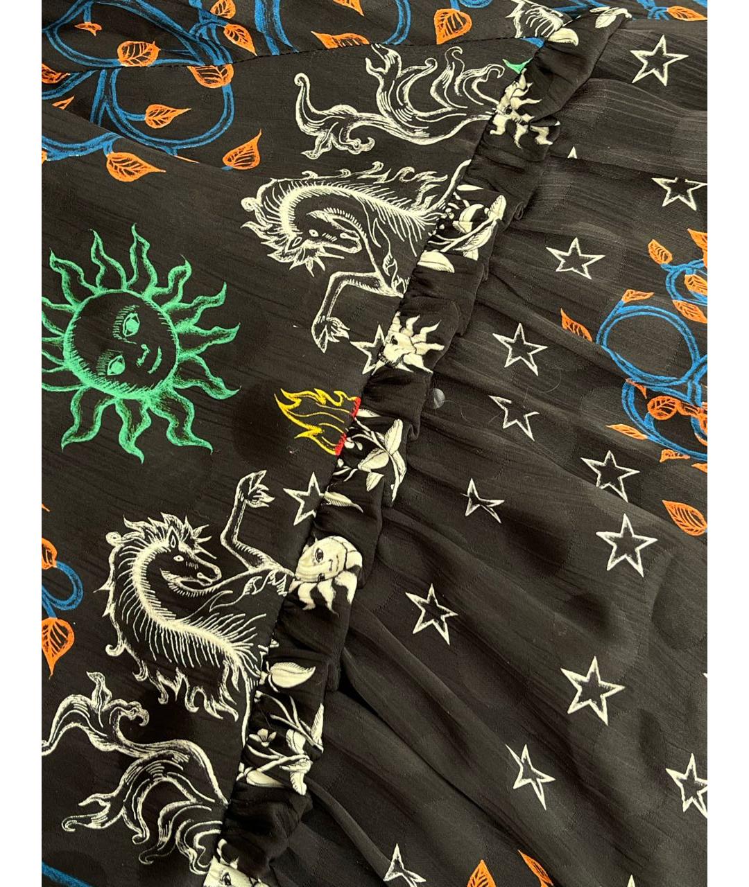 SANDRO Черное полиэстеровое повседневное платье, фото 3