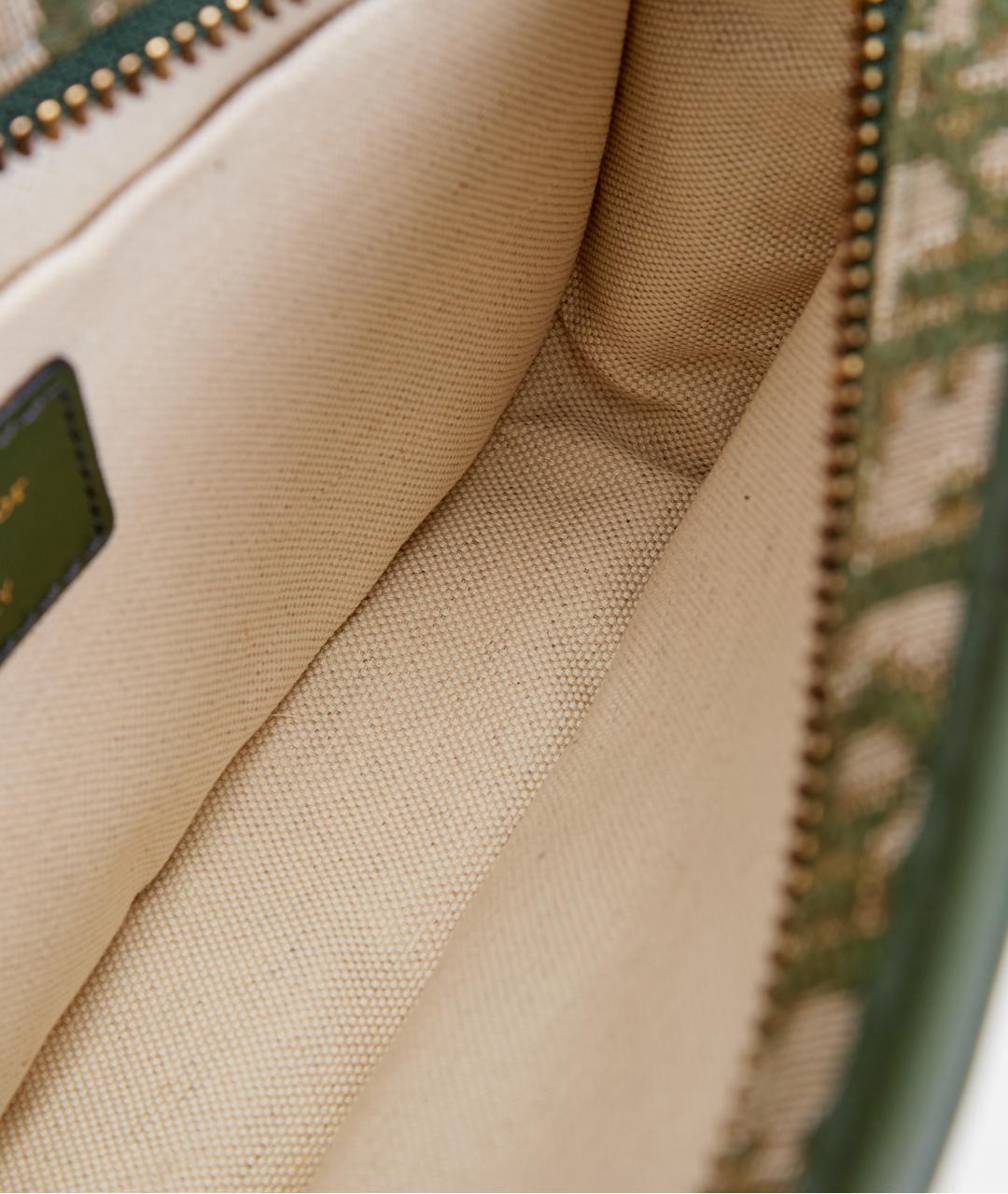 CHRISTIAN DIOR Зеленая тканевая косметичка, фото 6