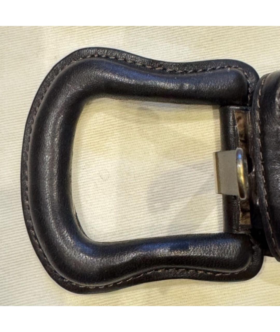 FENDI Коричневый ремень из экзотической кожи, фото 7