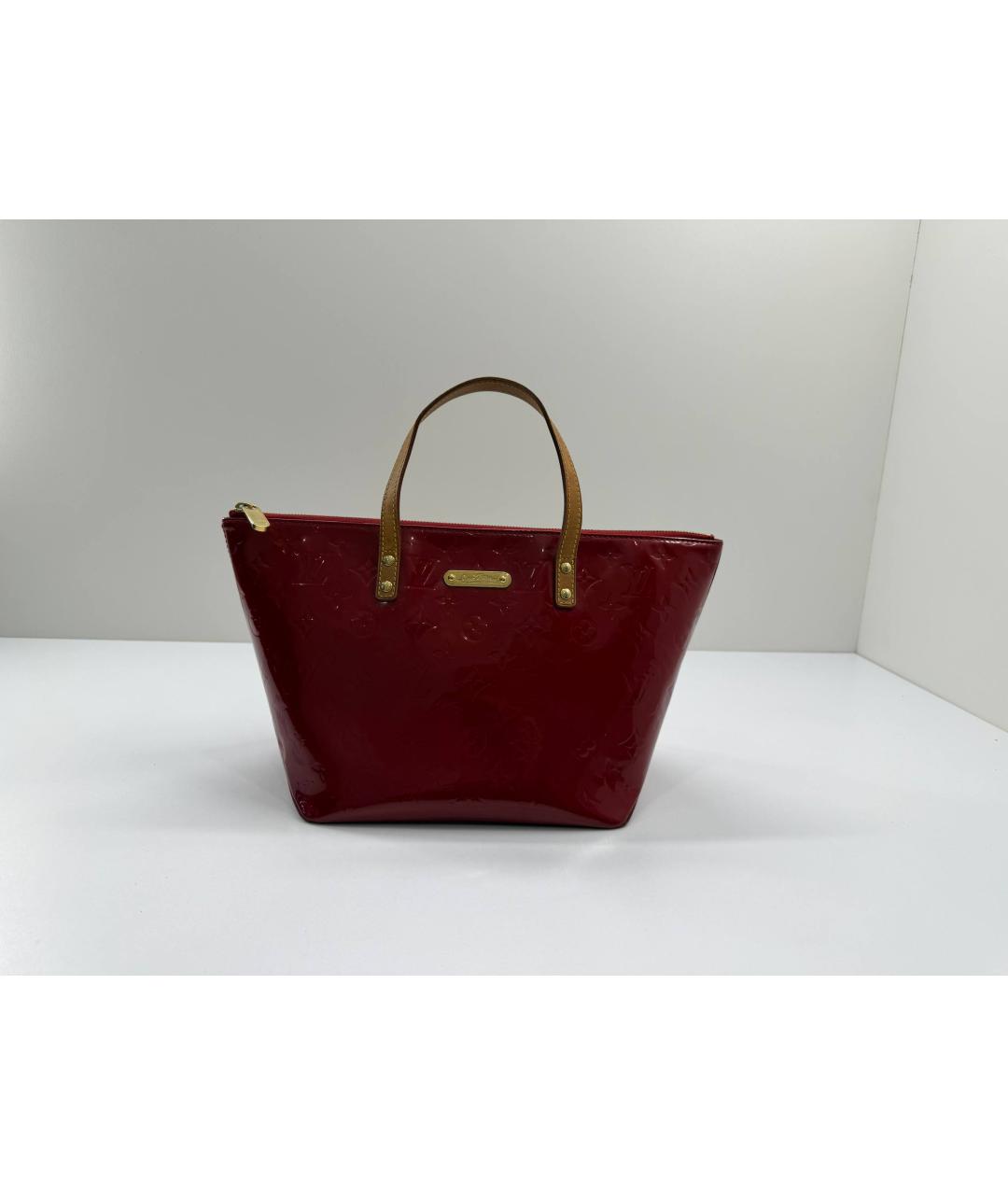 LOUIS VUITTON Красная сумка с короткими ручками из лакированной кожи, фото 10
