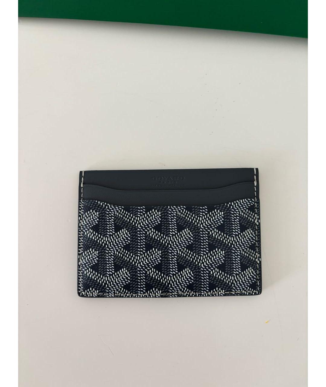 GOYARD Серый кожаный кардхолдер, фото 4