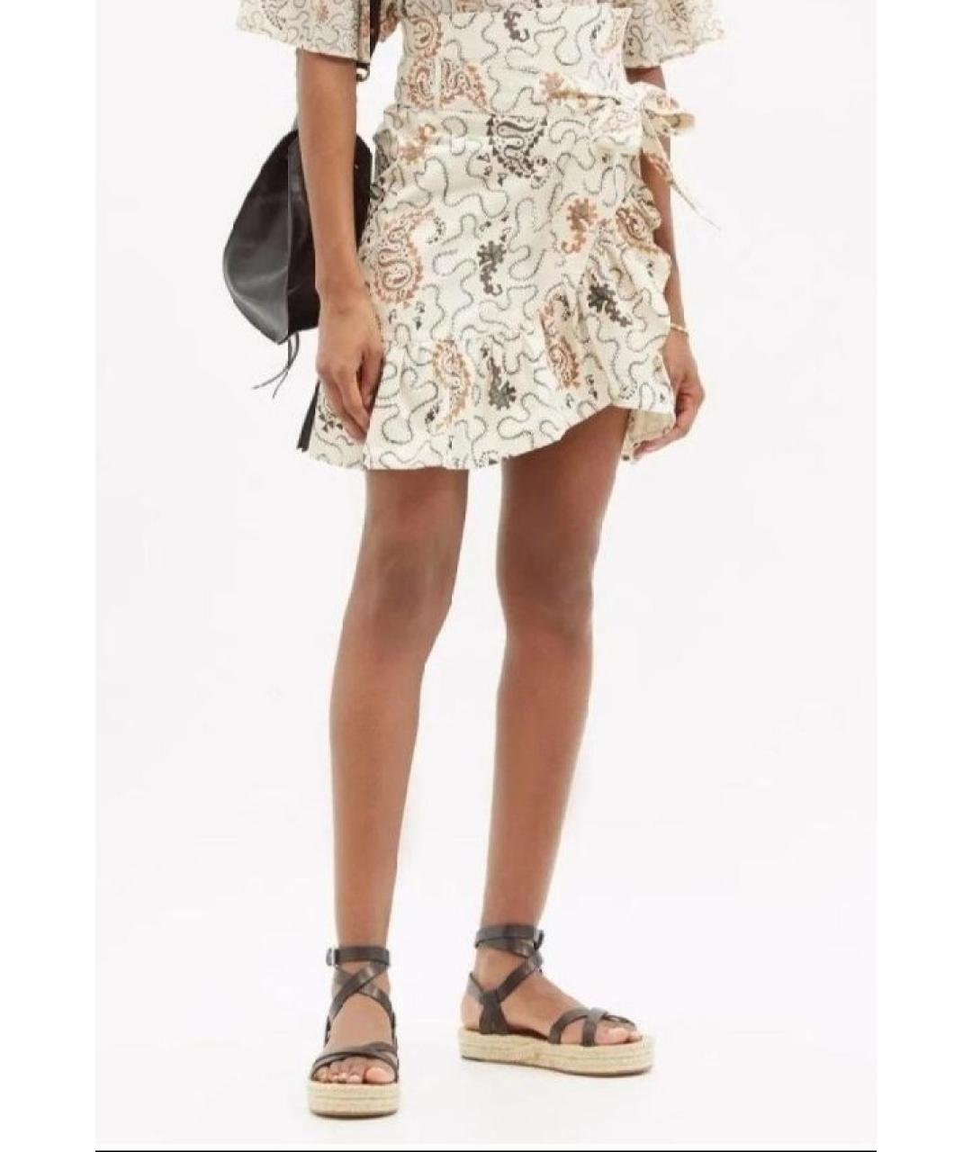 ISABEL MARANT ETOILE Хлопковая юбка мини, фото 3