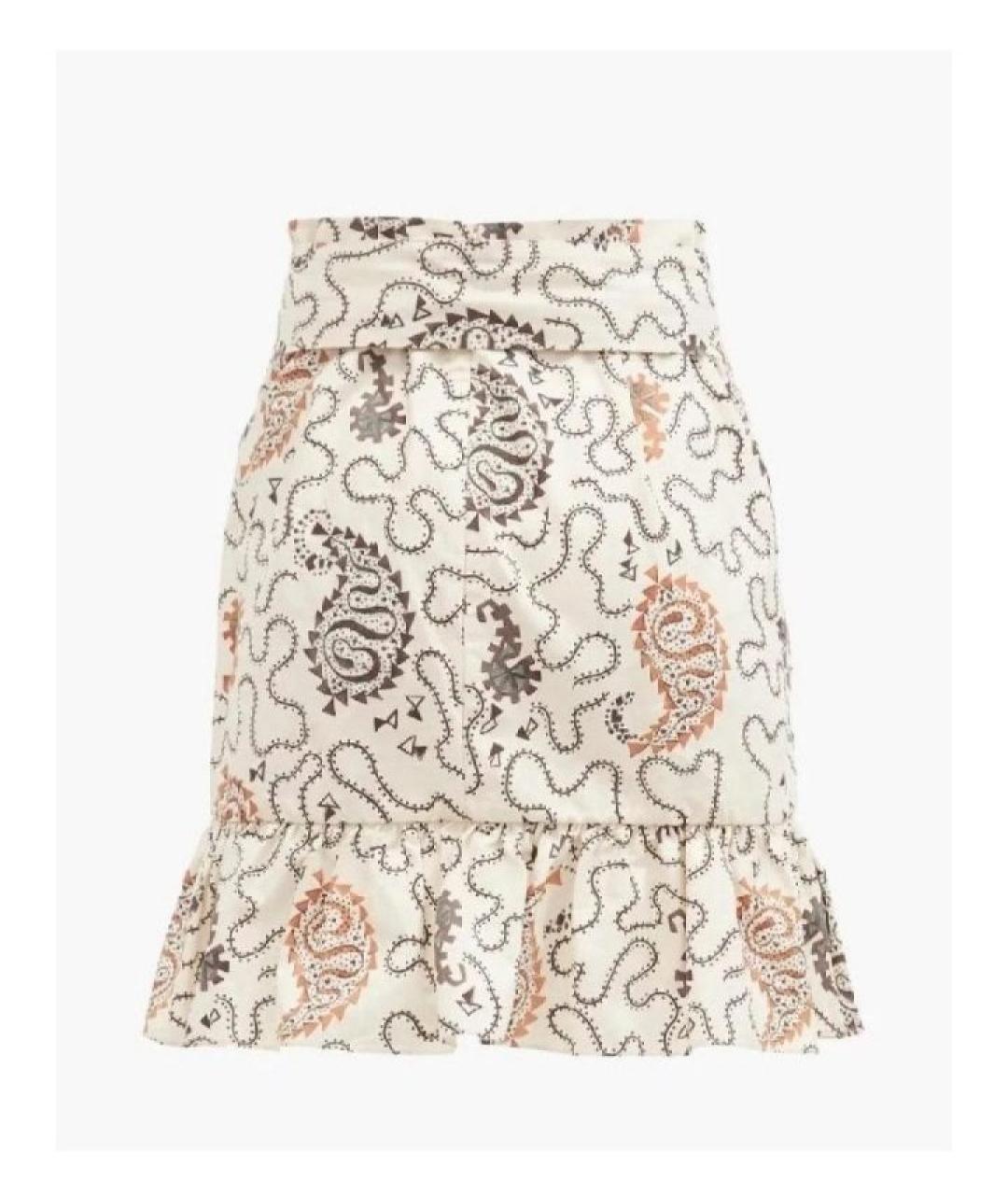 ISABEL MARANT ETOILE Хлопковая юбка мини, фото 2