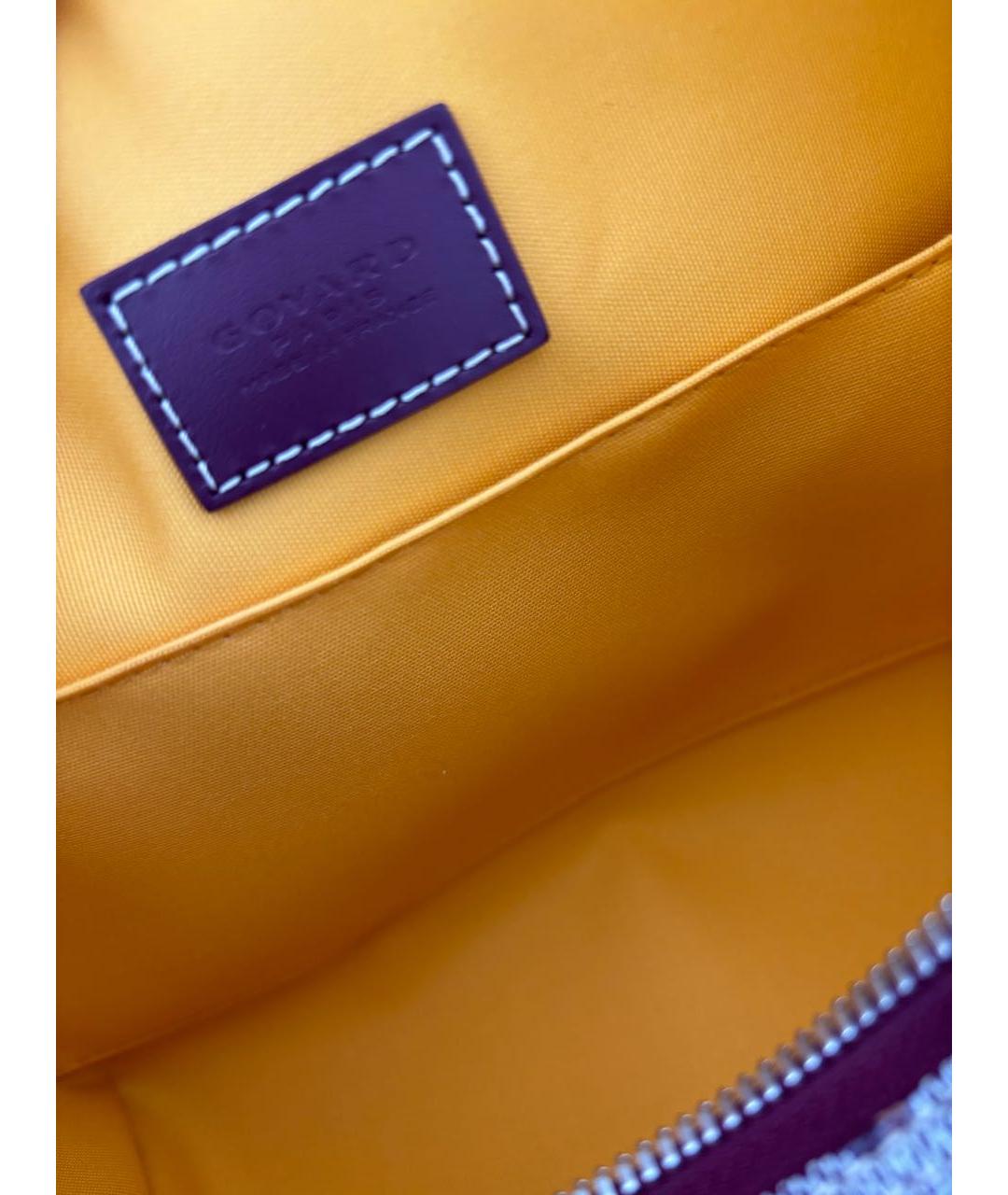 GOYARD Бордовая косметичка, фото 7