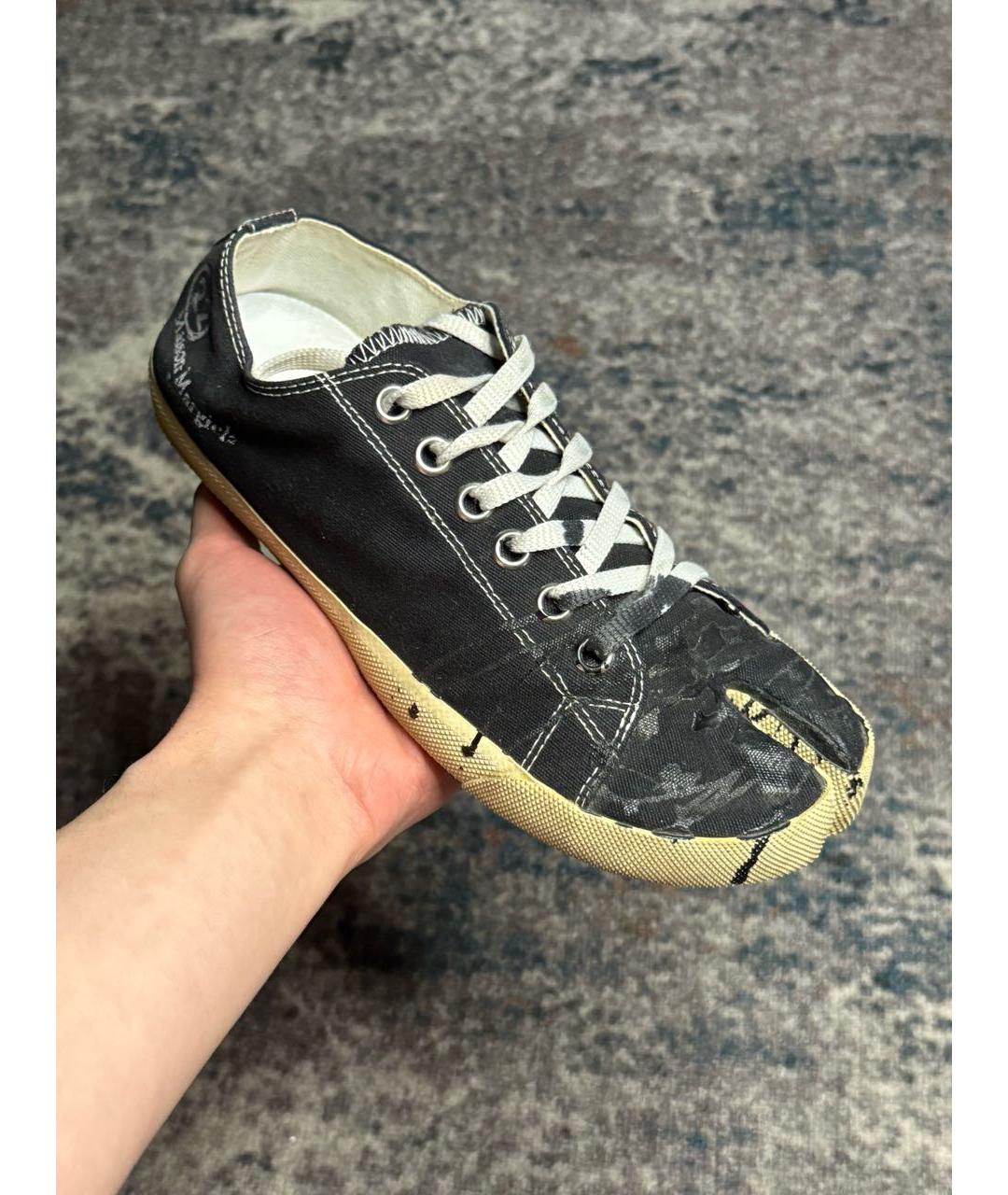 MAISON MARGIELA Черные кеды, фото 6