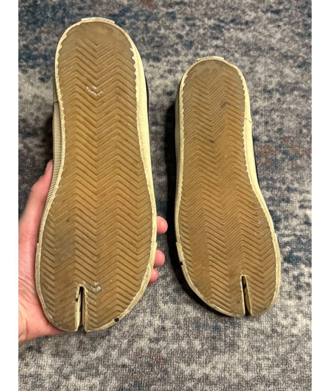 MAISON MARGIELA Черные кеды, фото 3