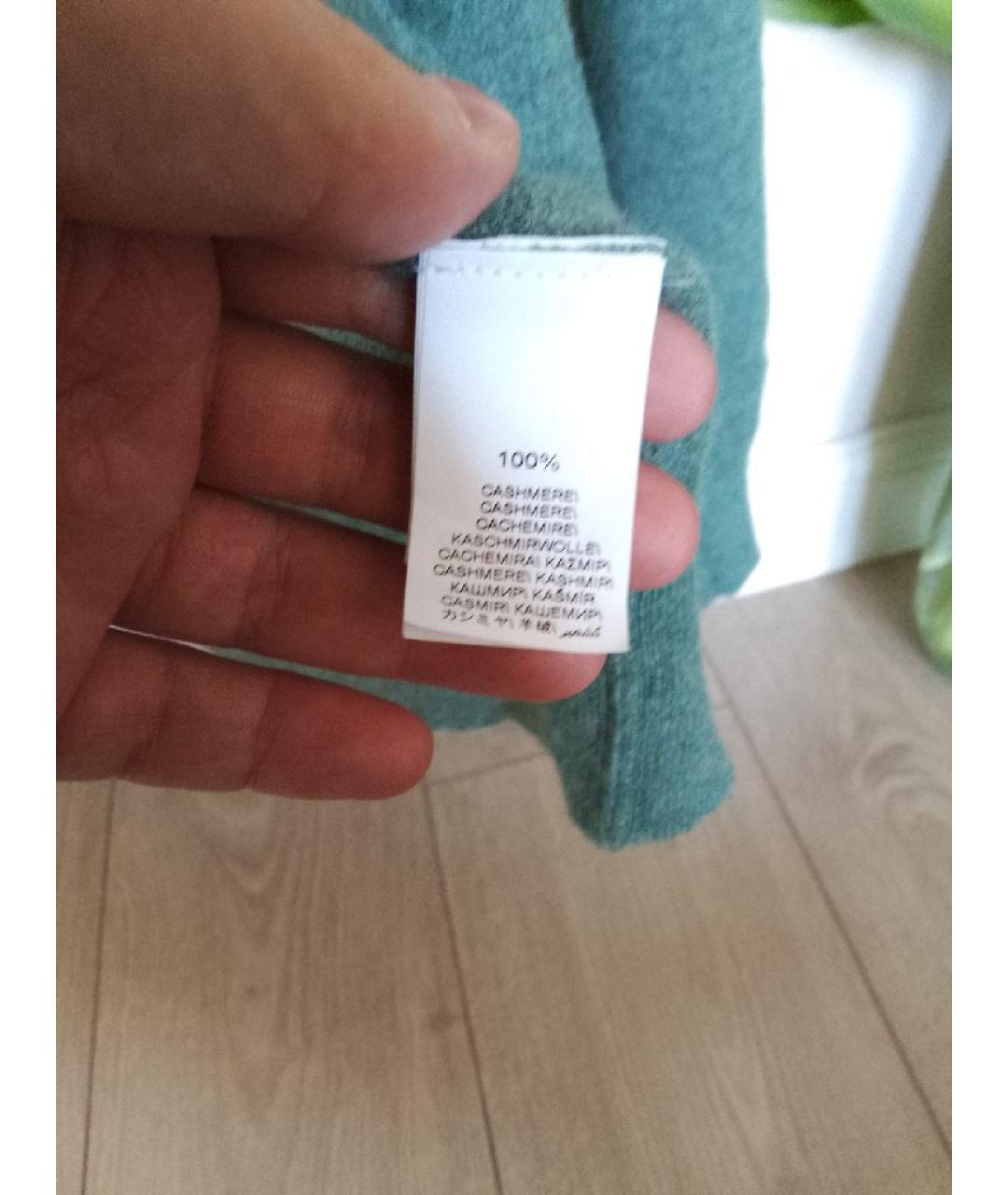 BRUNELLO CUCINELLI Зеленый кашемировый кардиган, фото 5