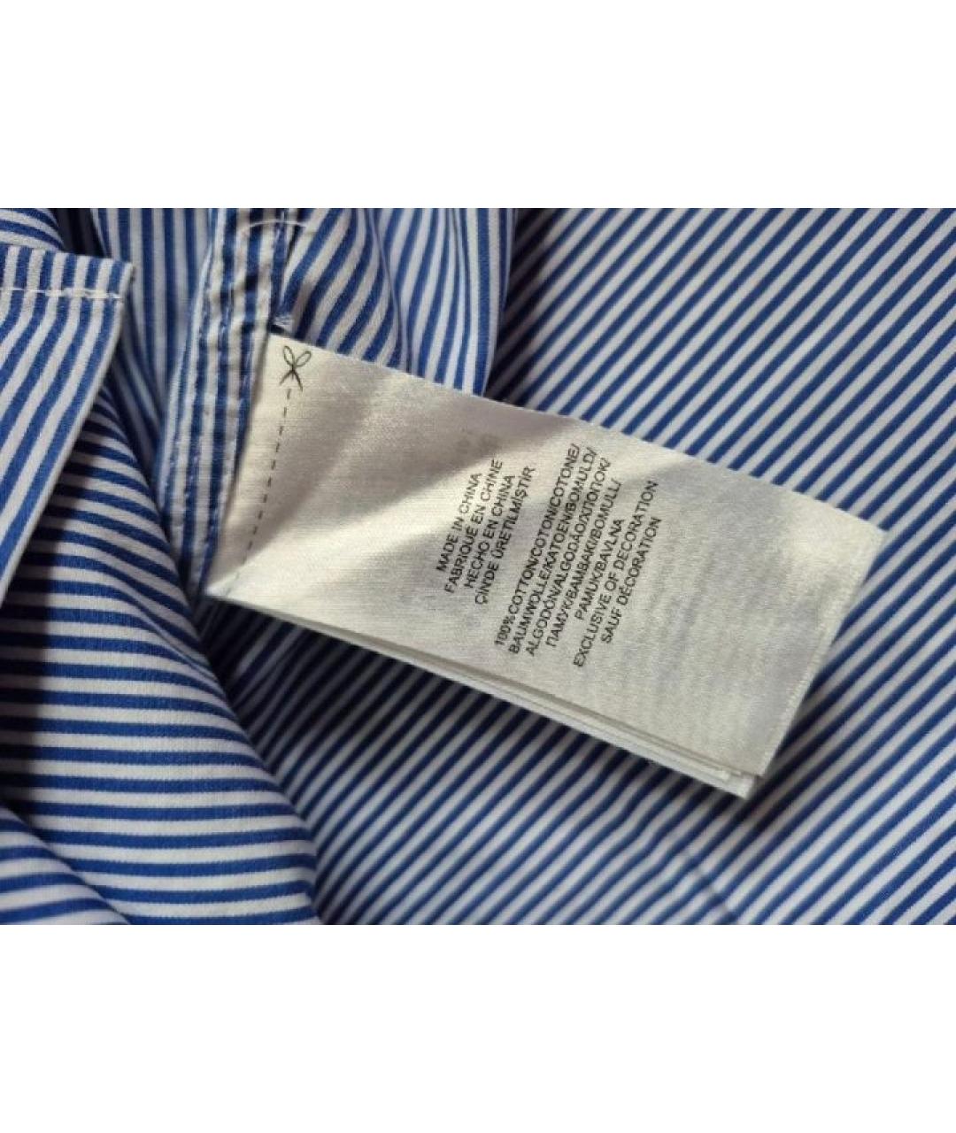 RALPH LAUREN Голубая хлопковая рубашка, фото 5