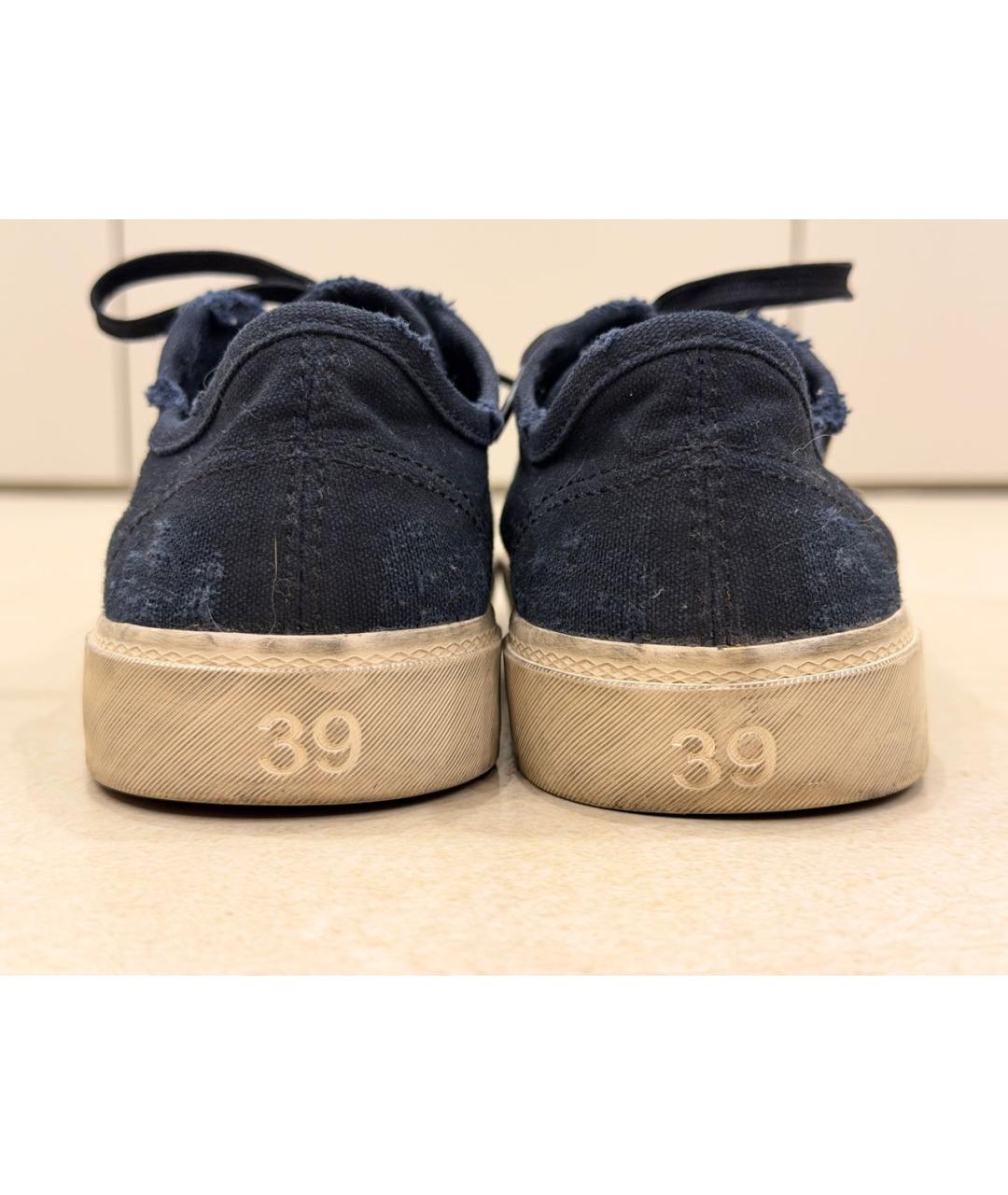 BALENCIAGA Черные текстильные кеды, фото 4