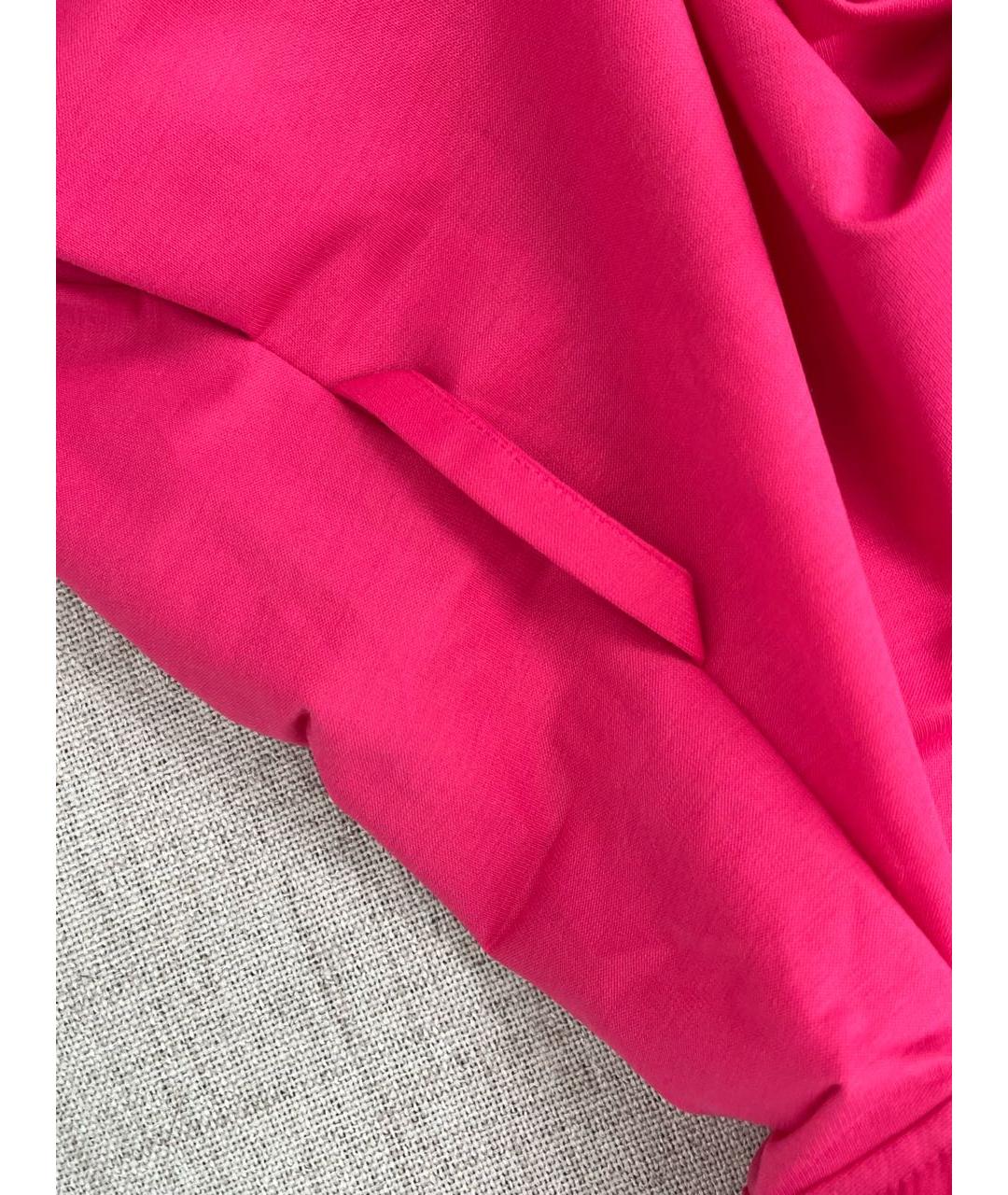 COS Фуксия хлопко-эластановое платье, фото 3