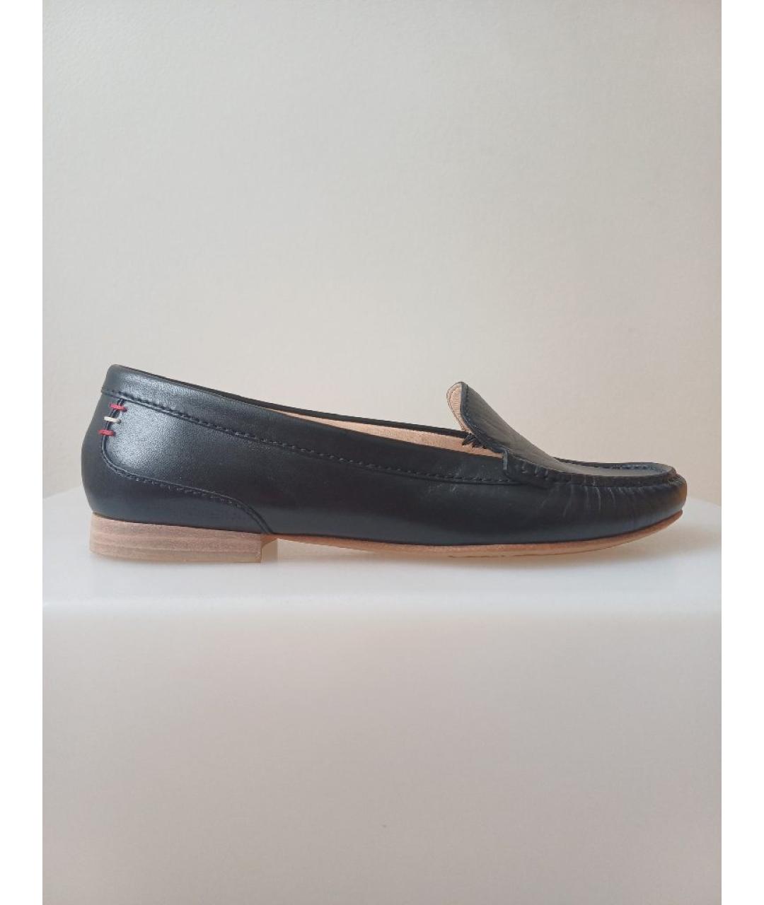 BALLY Черные кожаные мокасины, фото 10