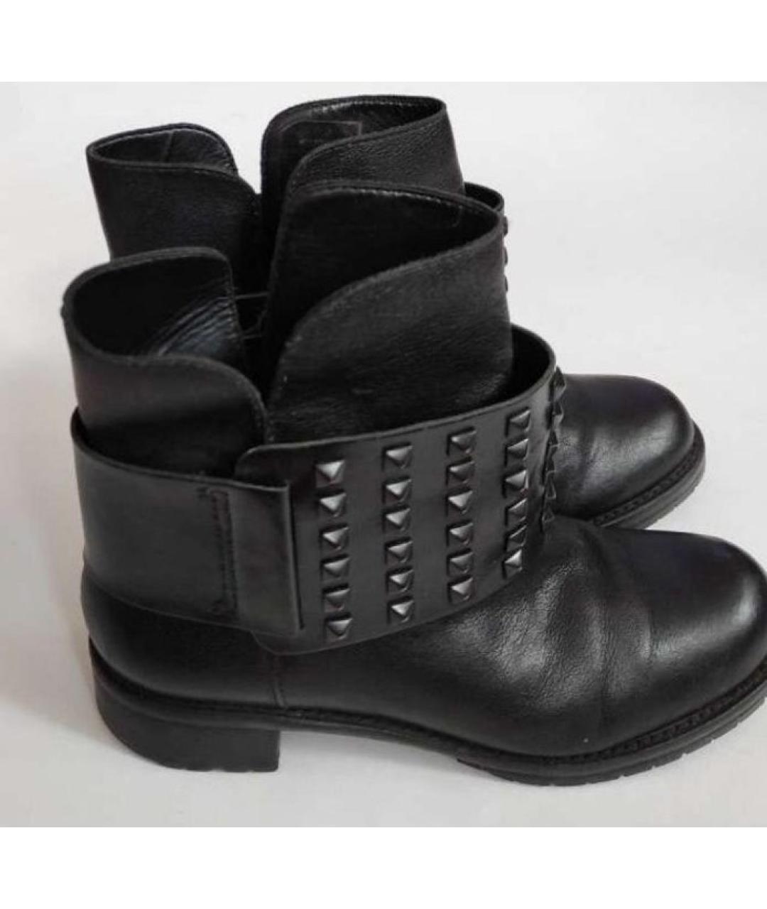 DKNY Черные кожаные ботинки, фото 7