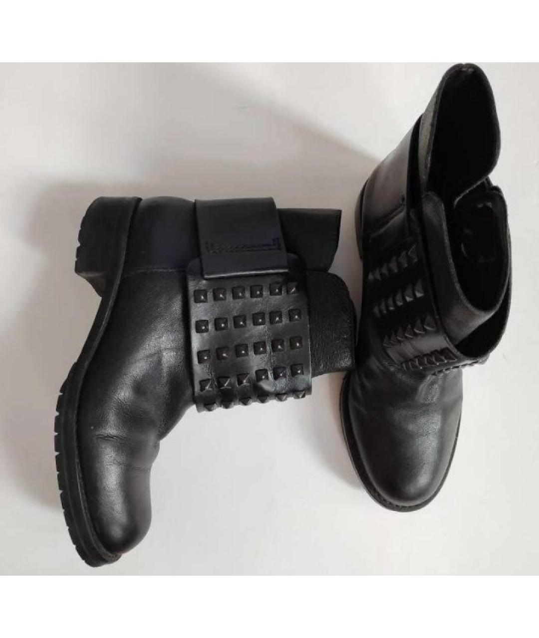 DKNY Черные кожаные ботинки, фото 6