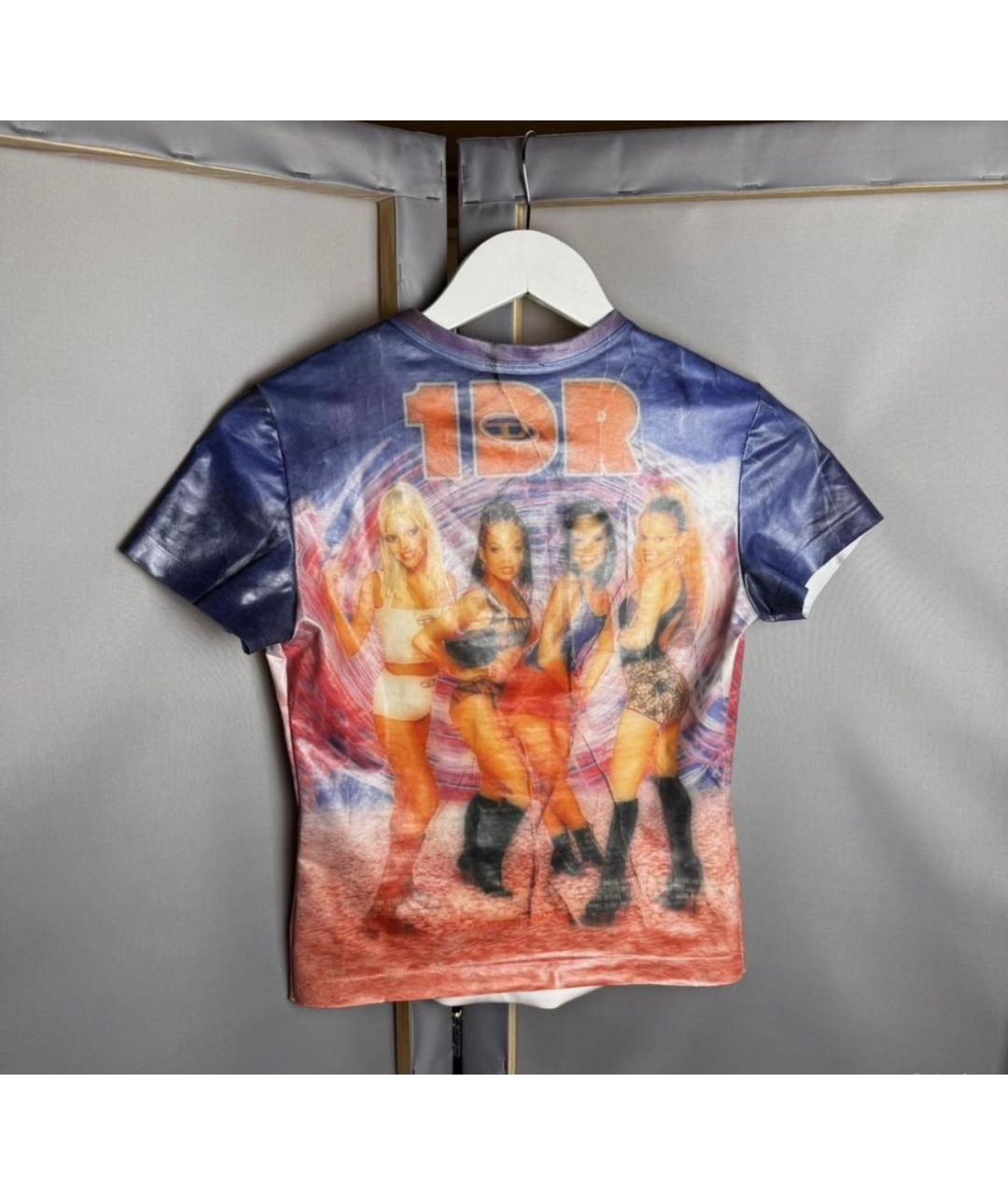 DIESEL Мульти полиэстеровая футболка, фото 3