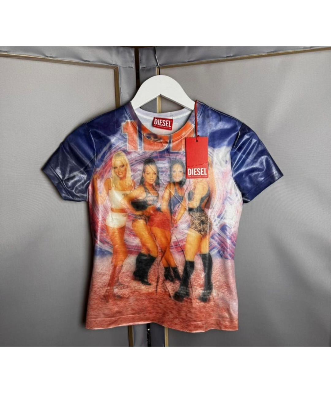 DIESEL Мульти полиэстеровая футболка, фото 5