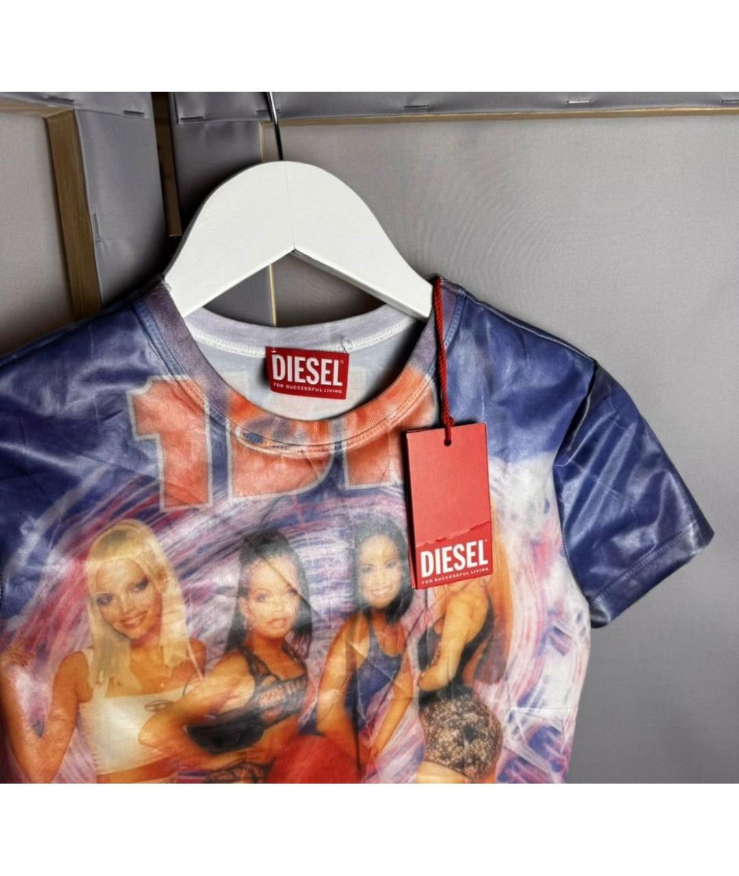 DIESEL Мульти полиэстеровая футболка, фото 2