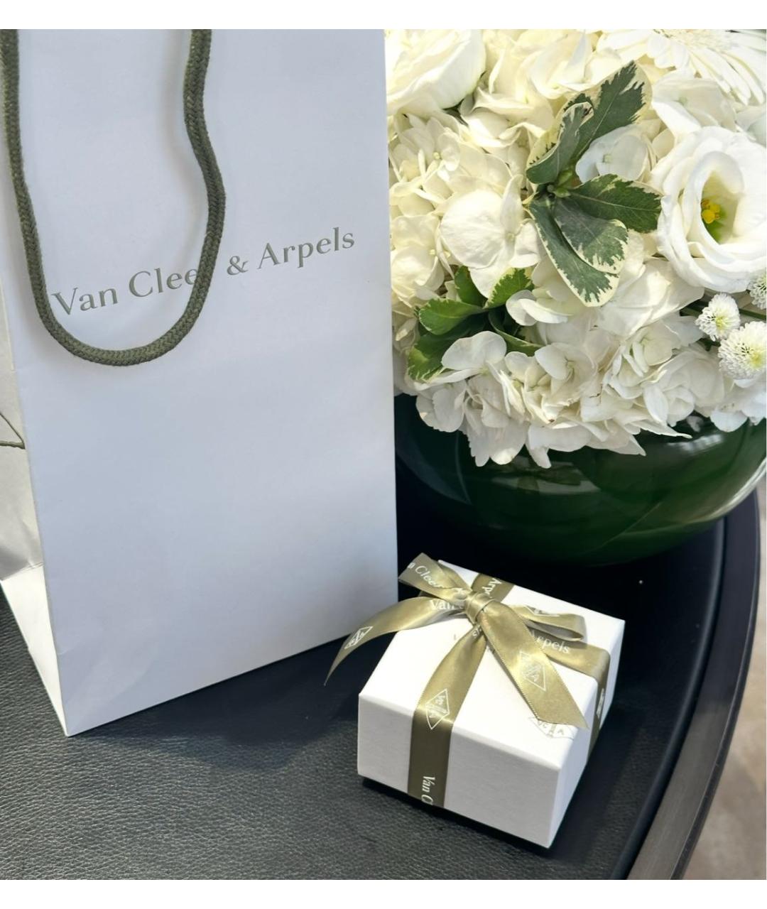 VAN CLEEF & ARPELS Серое колье из розового золота, фото 5