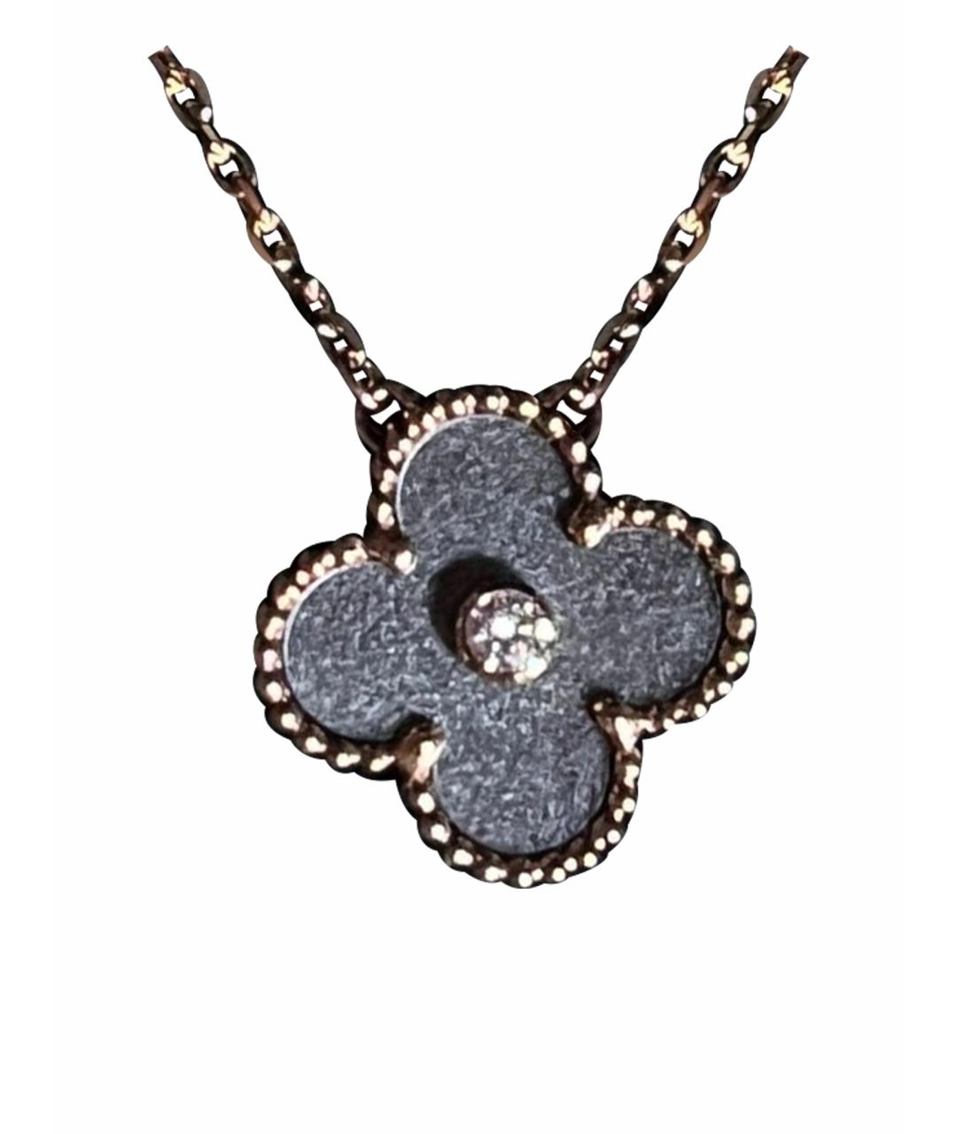 VAN CLEEF & ARPELS Серое колье из розового золота, фото 1