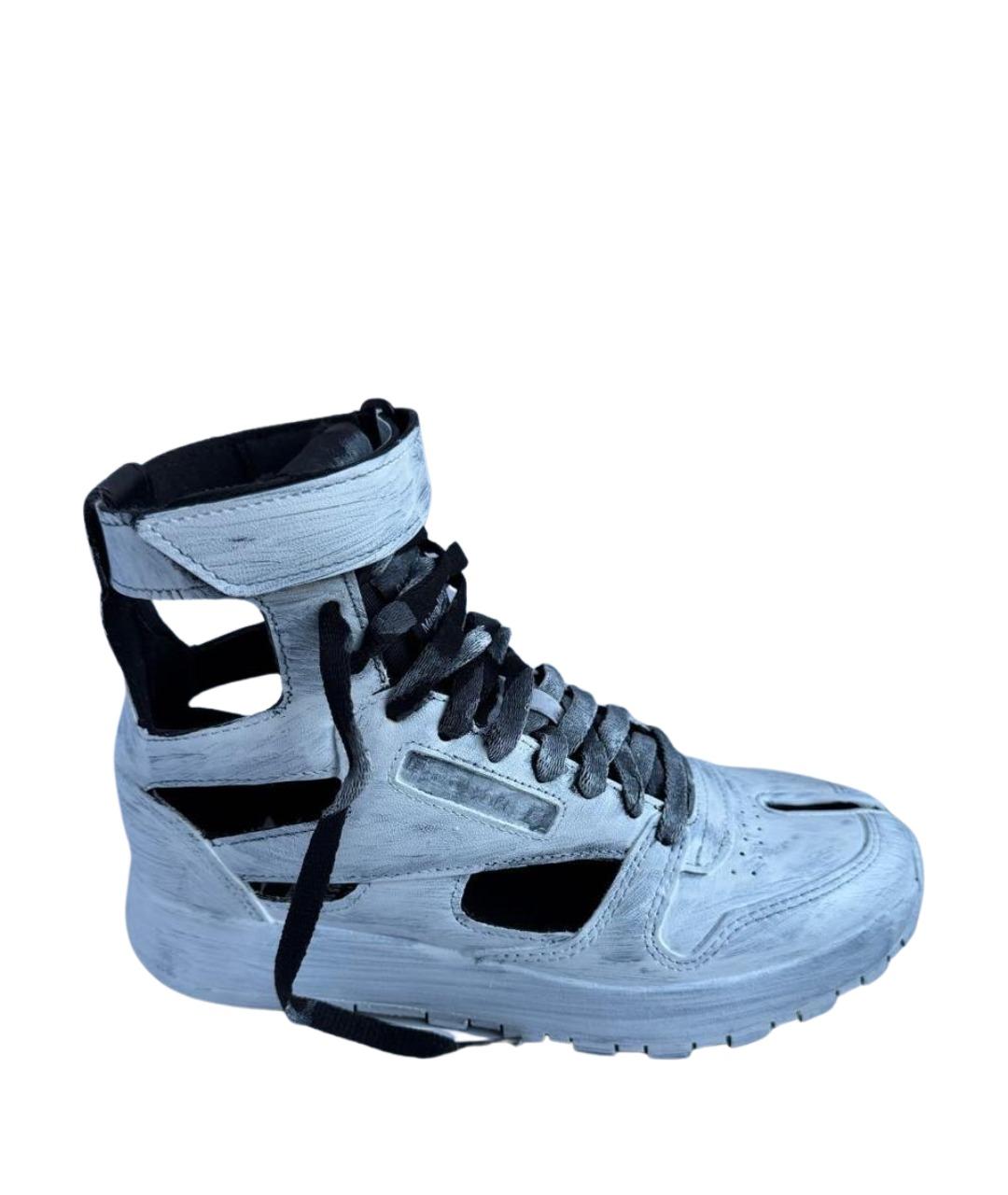 MAISON MARGIELA Белые кожаные кроссовки, фото 1