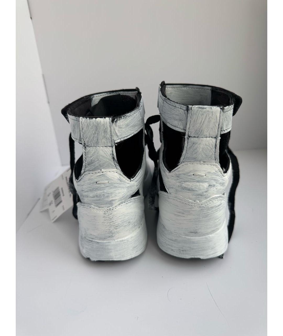 MAISON MARGIELA Белые кожаные кроссовки, фото 4