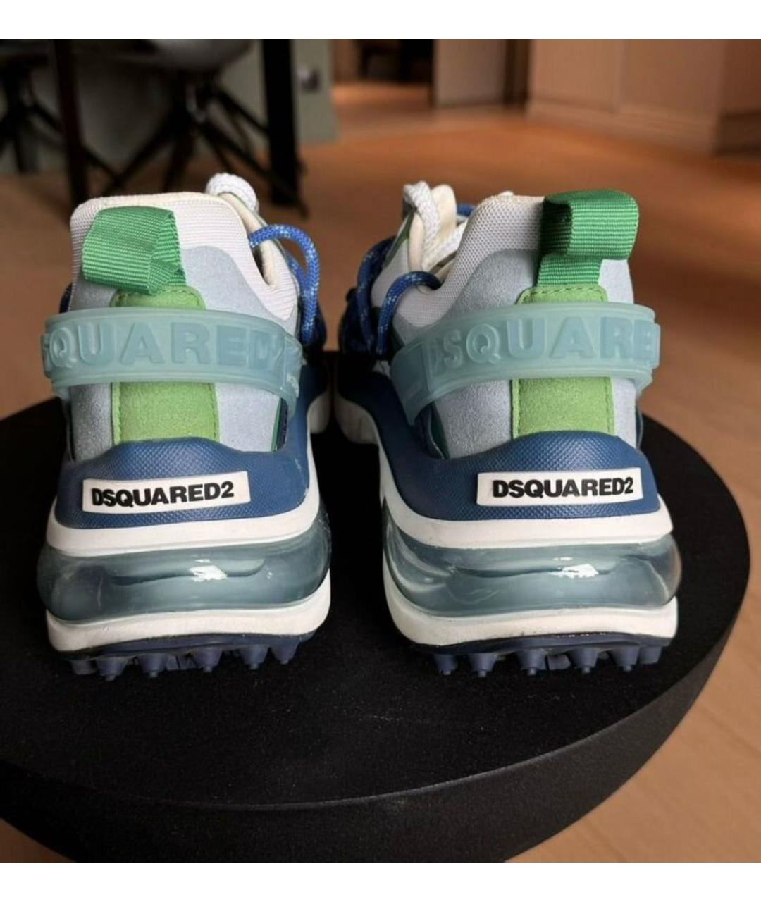 DSQUARED2 Мульти резиновые низкие кроссовки / кеды, фото 4